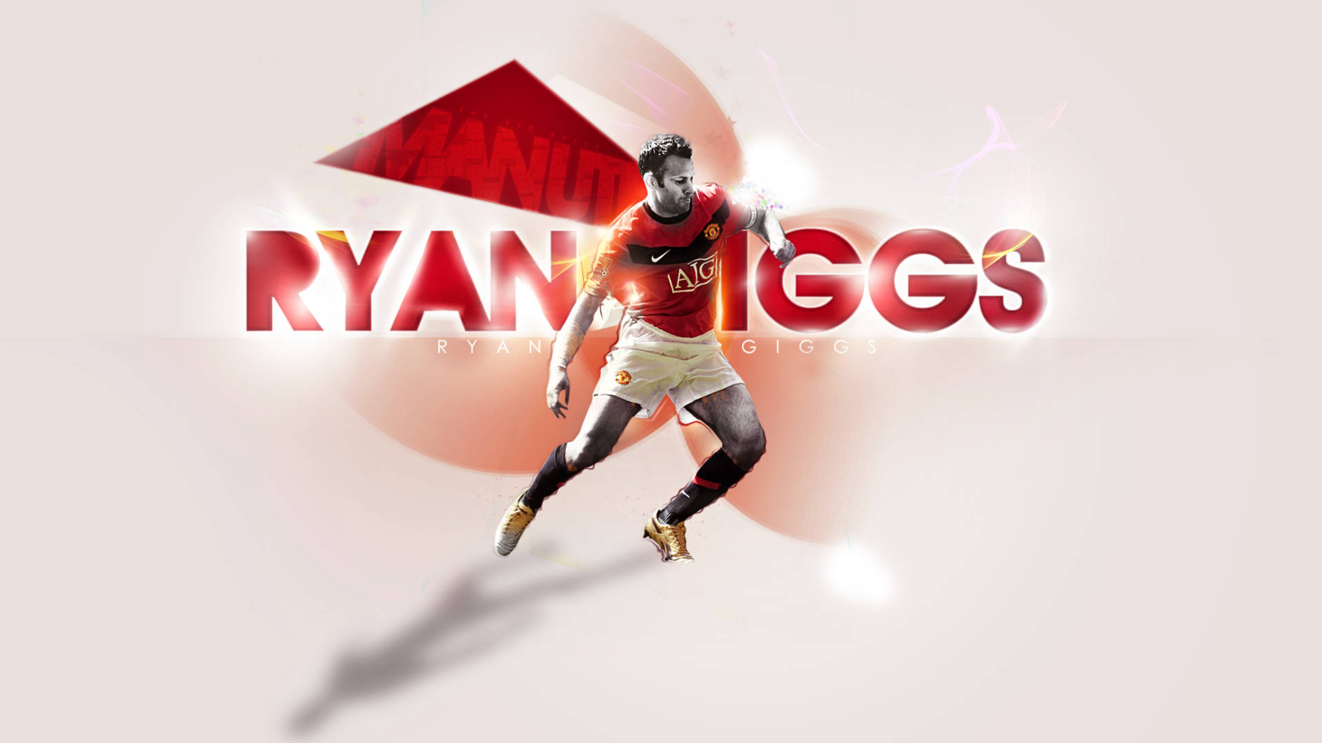 Cool Ryan Giggs Fodbold Design Wallpaper