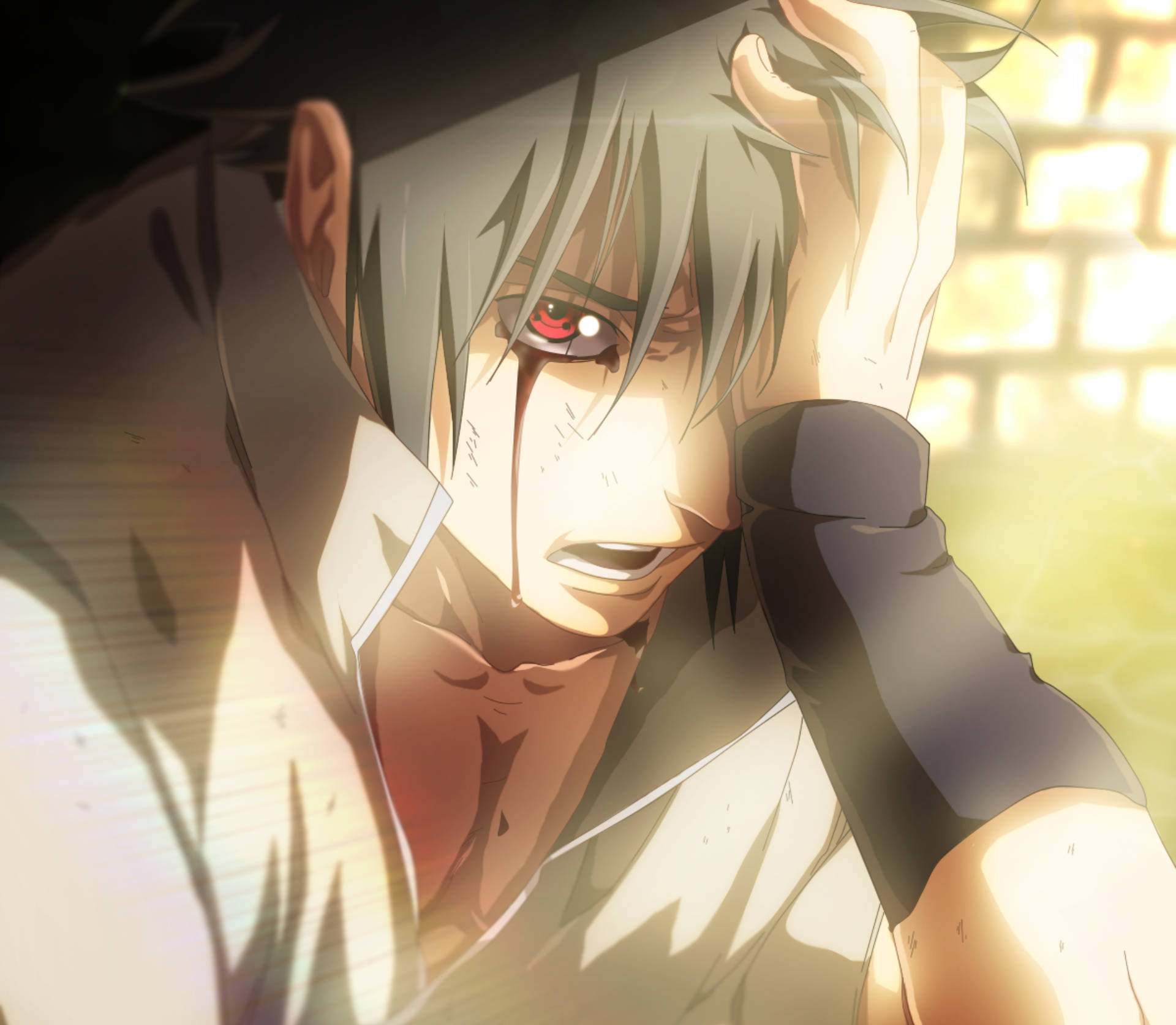 Cool Sasuke Bloody Eye Background
