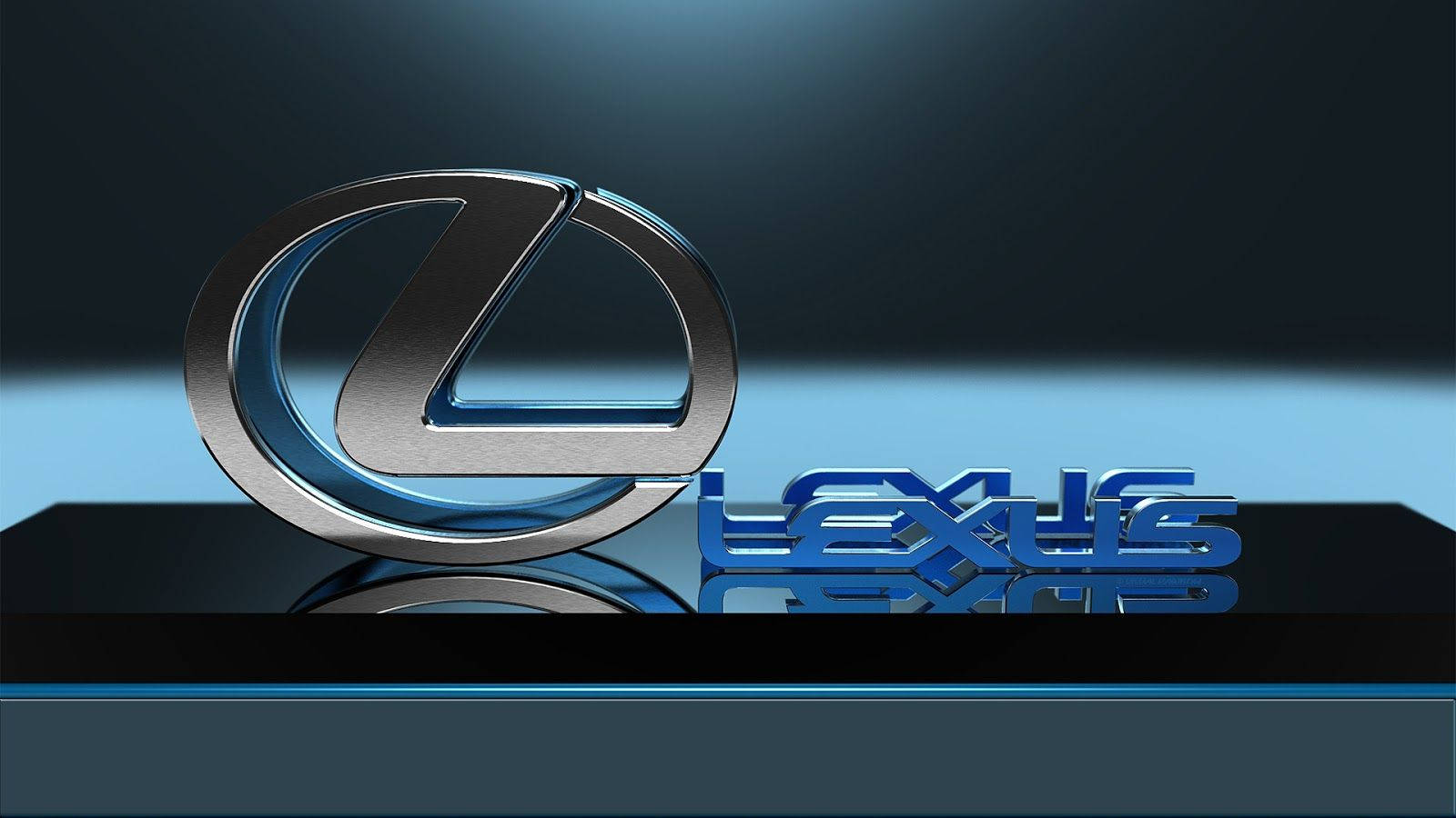 Coolesilberne Lexus-logo Wallpaper