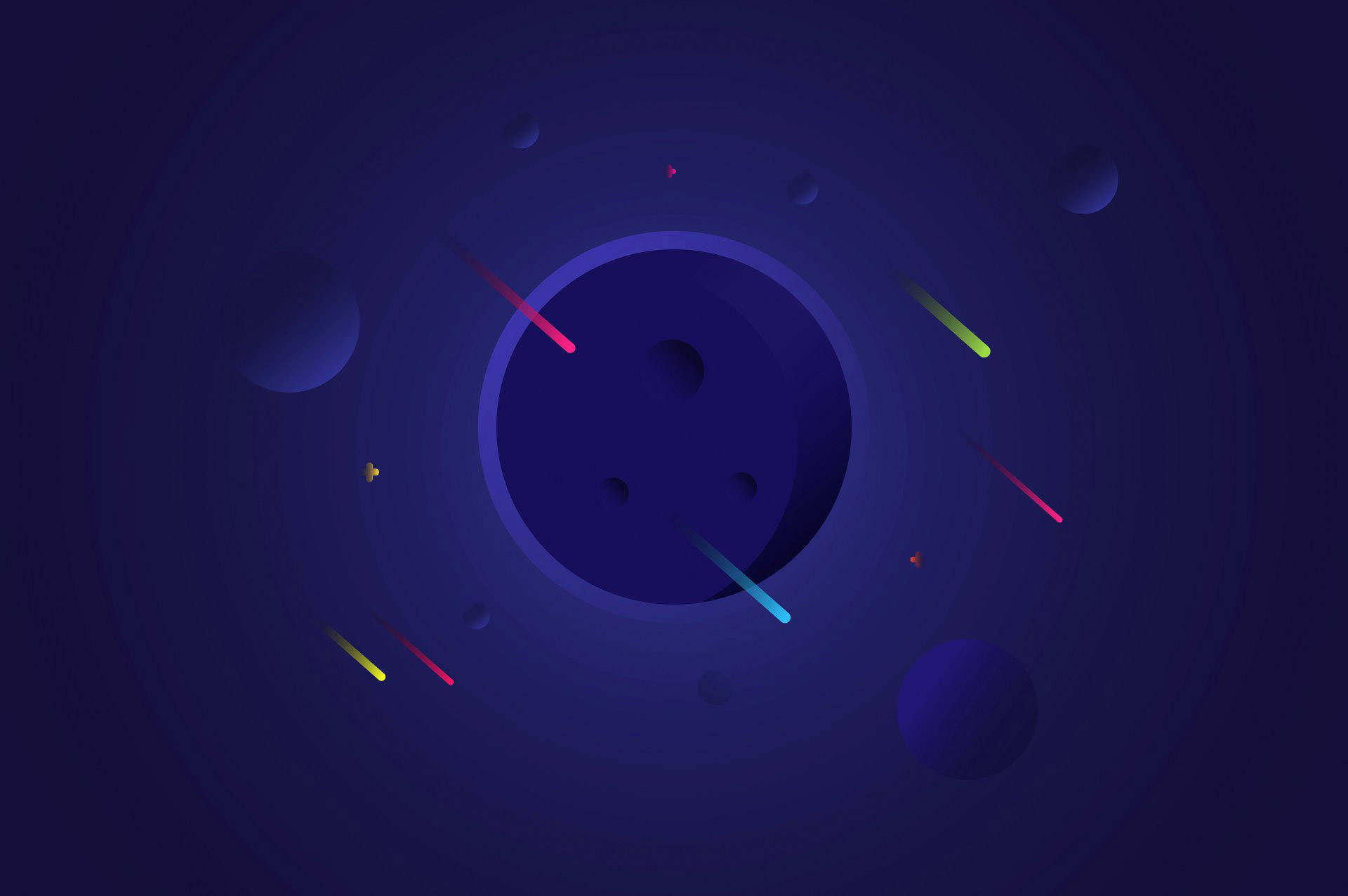 Cool Simple Abstract Planet