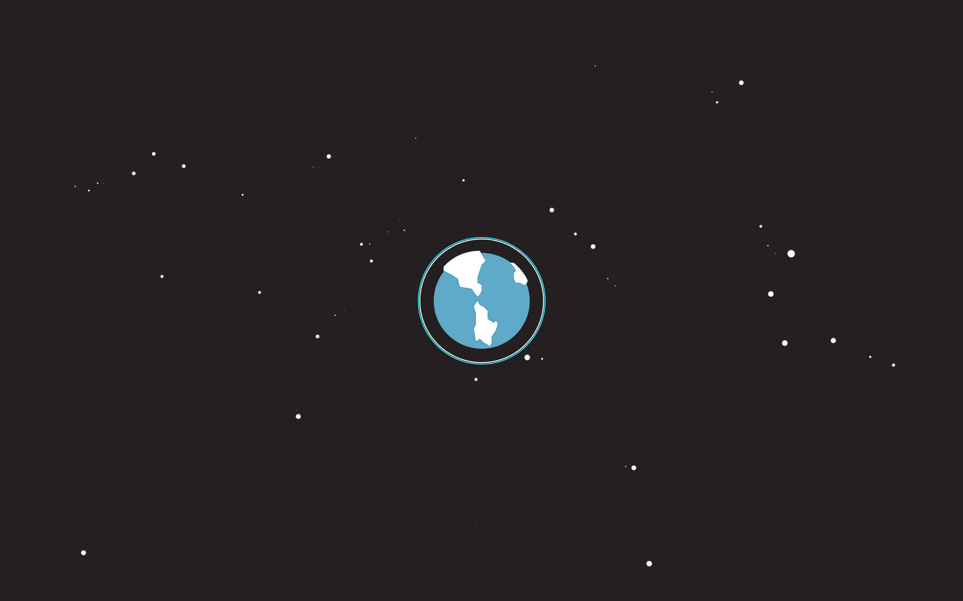 Cool Simple Earth Graphic Wallpaper
