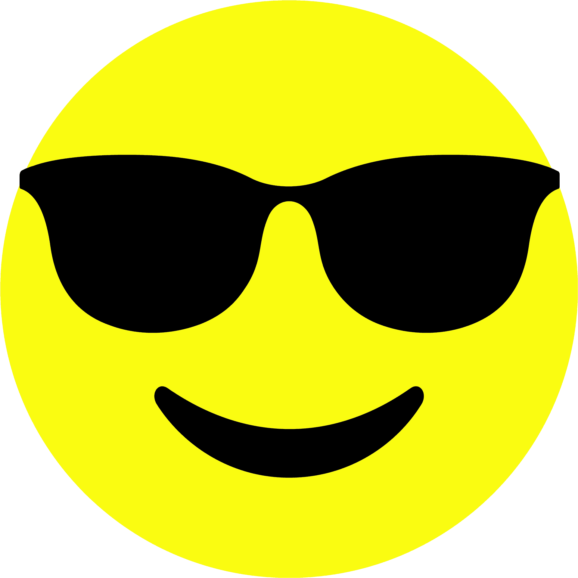 Download Cool Smiley Facewith Sunglasses | Wallpapers.com