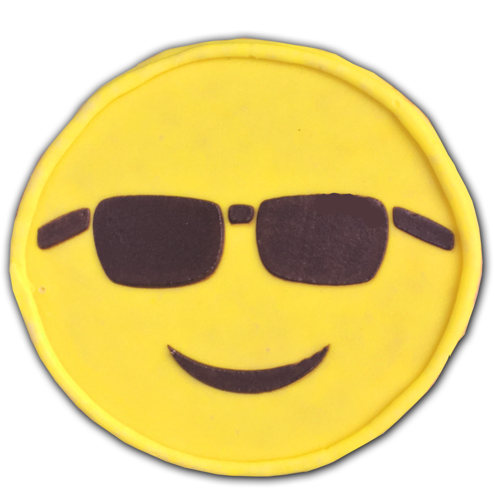 Cool Smiley Facewith Sunglasses PNG