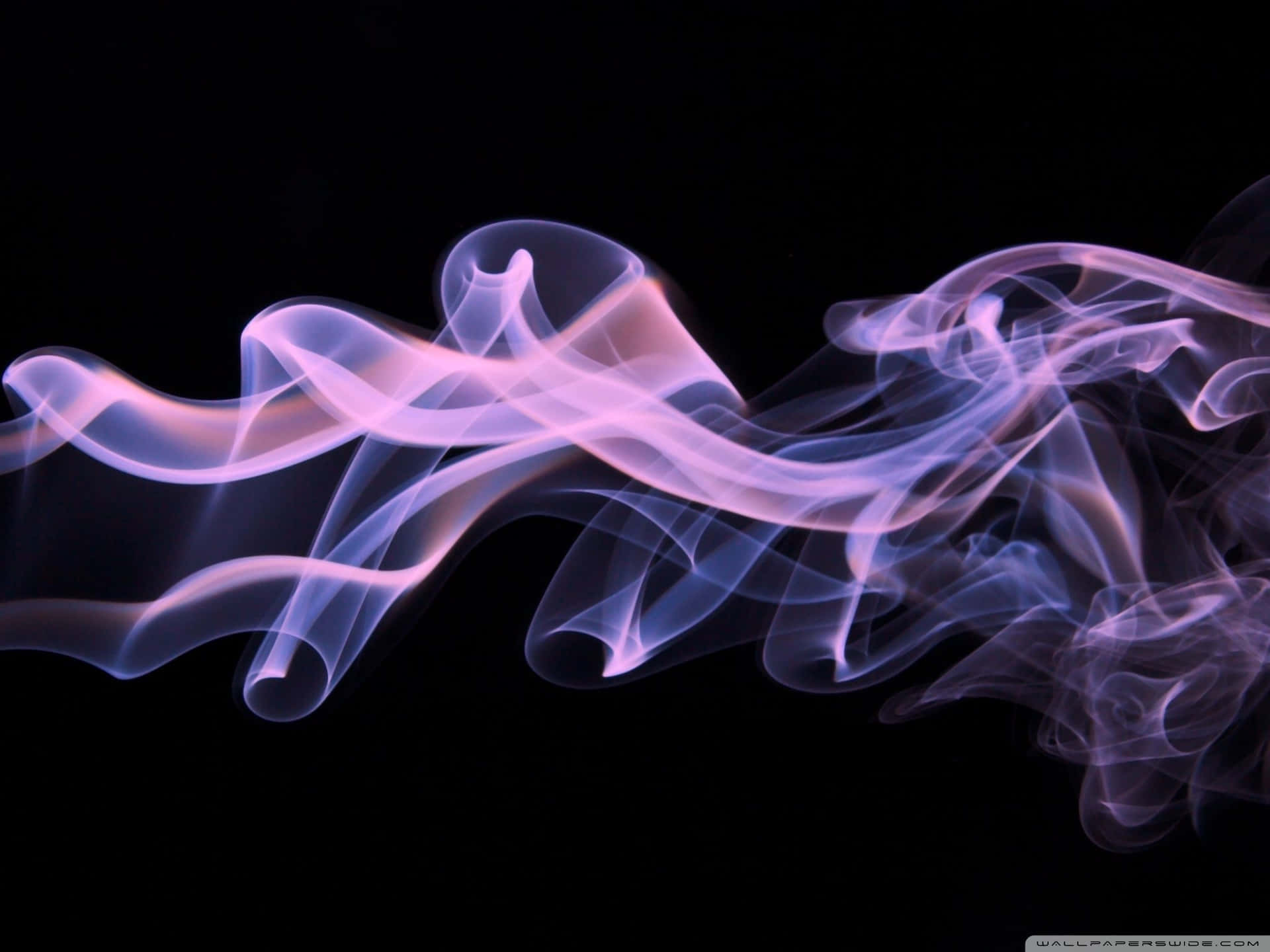 Feel the smoldering intensity of this unique cool smoke with the added flair of a lighter in the background Wallpaper