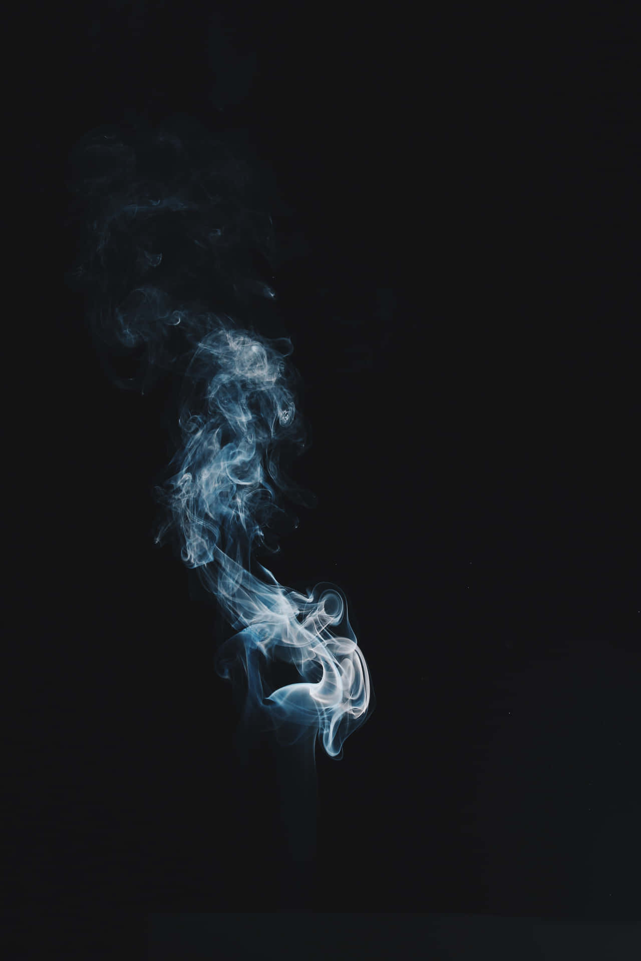 Smoke On A Black Background Wallpaper