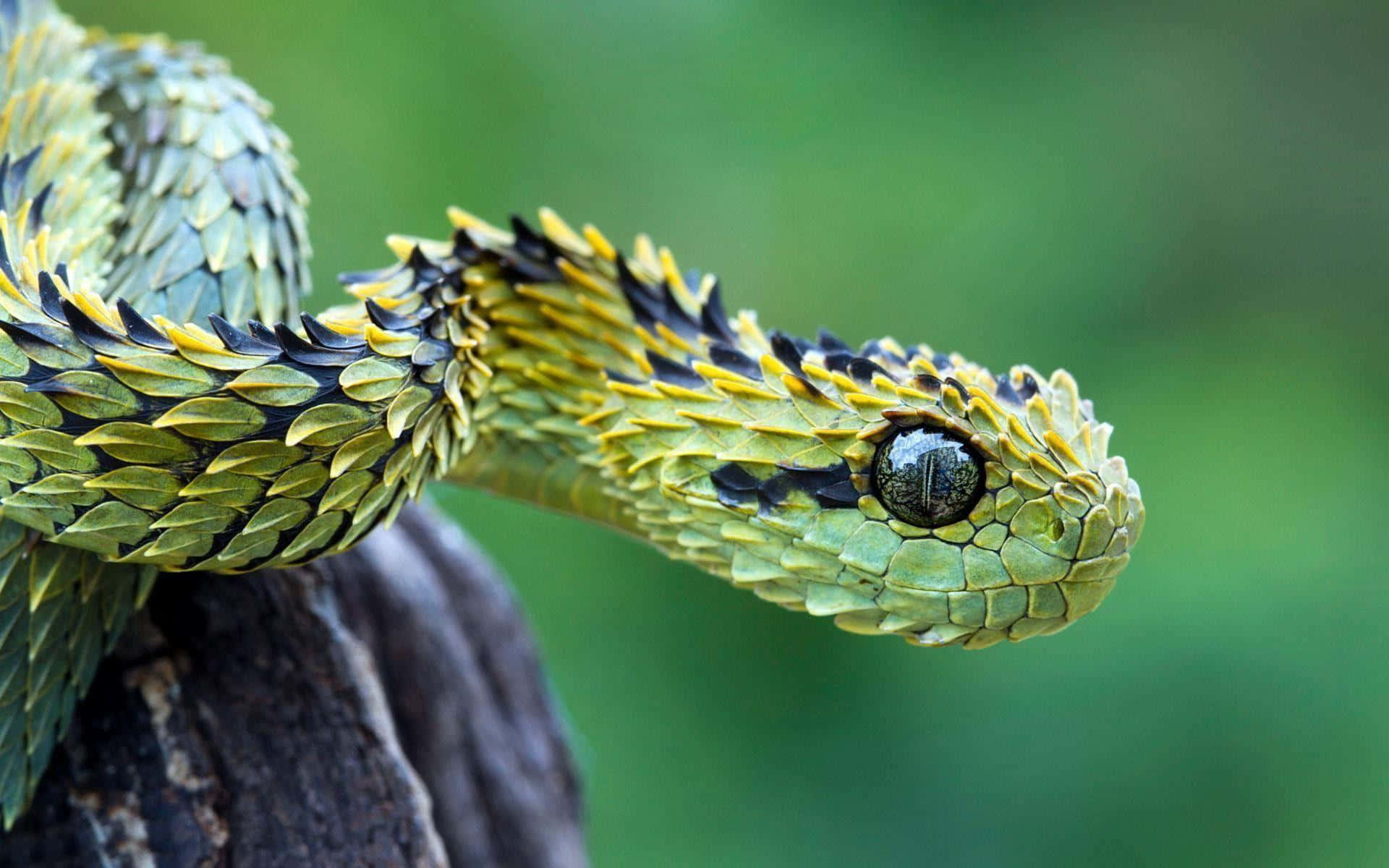 Cool Snake With Dorsal Scales Wallpaper