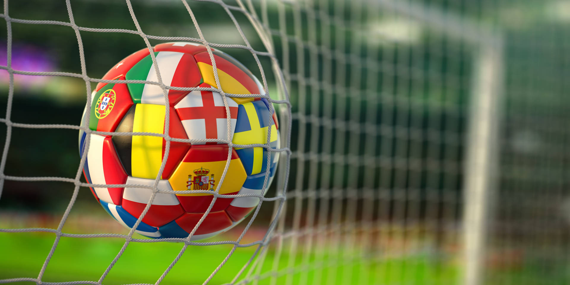 Cool Soccer Desktop European Flags Wallpaper