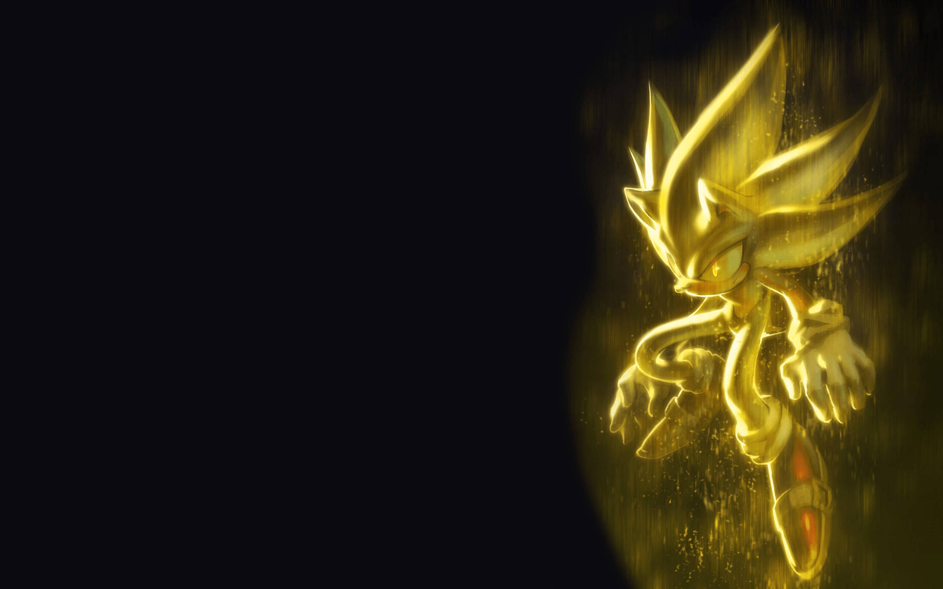 Cool Golden Sonic Wallpaper