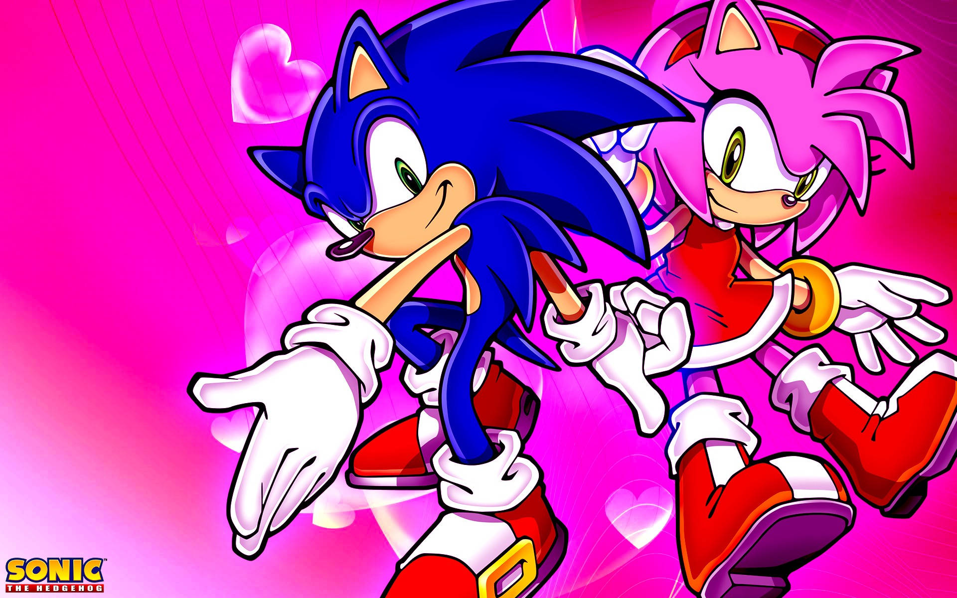 Cool Sonic And Amy Wallpaper