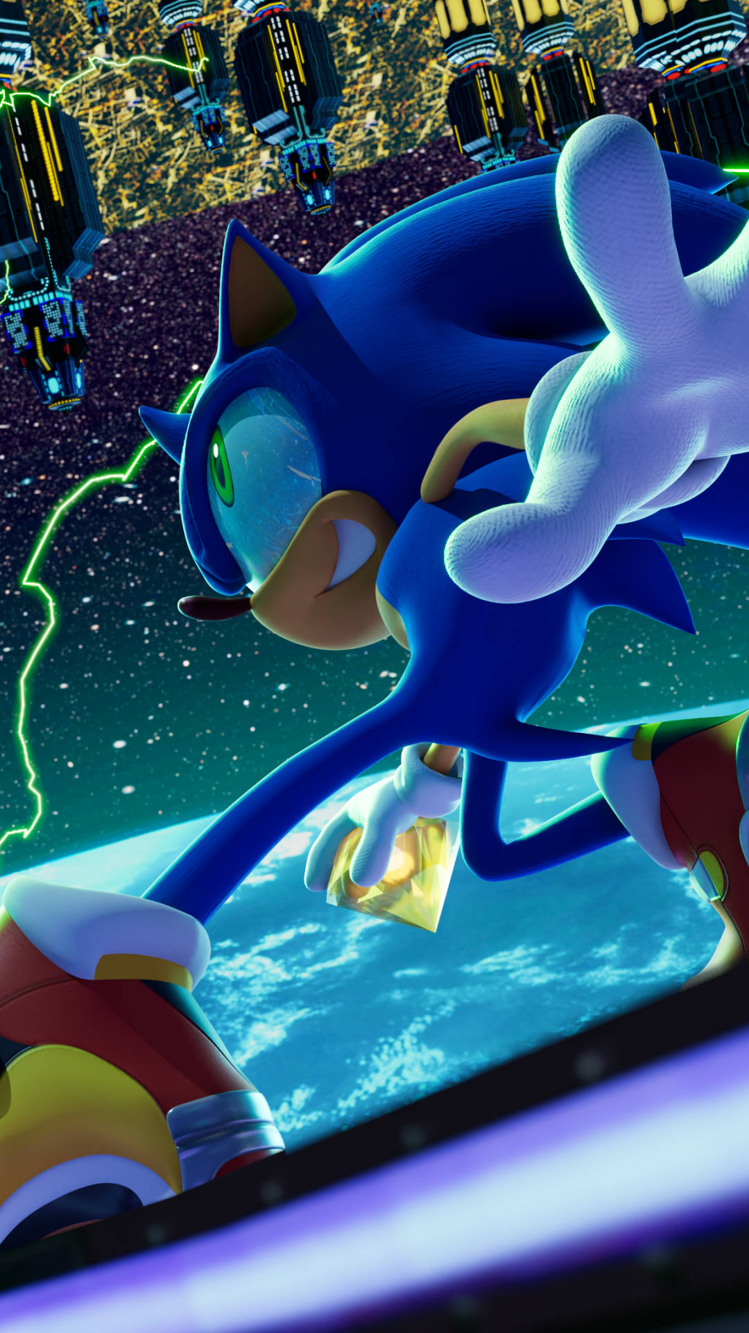 "Feel the coolness with Sonic!" Wallpaper