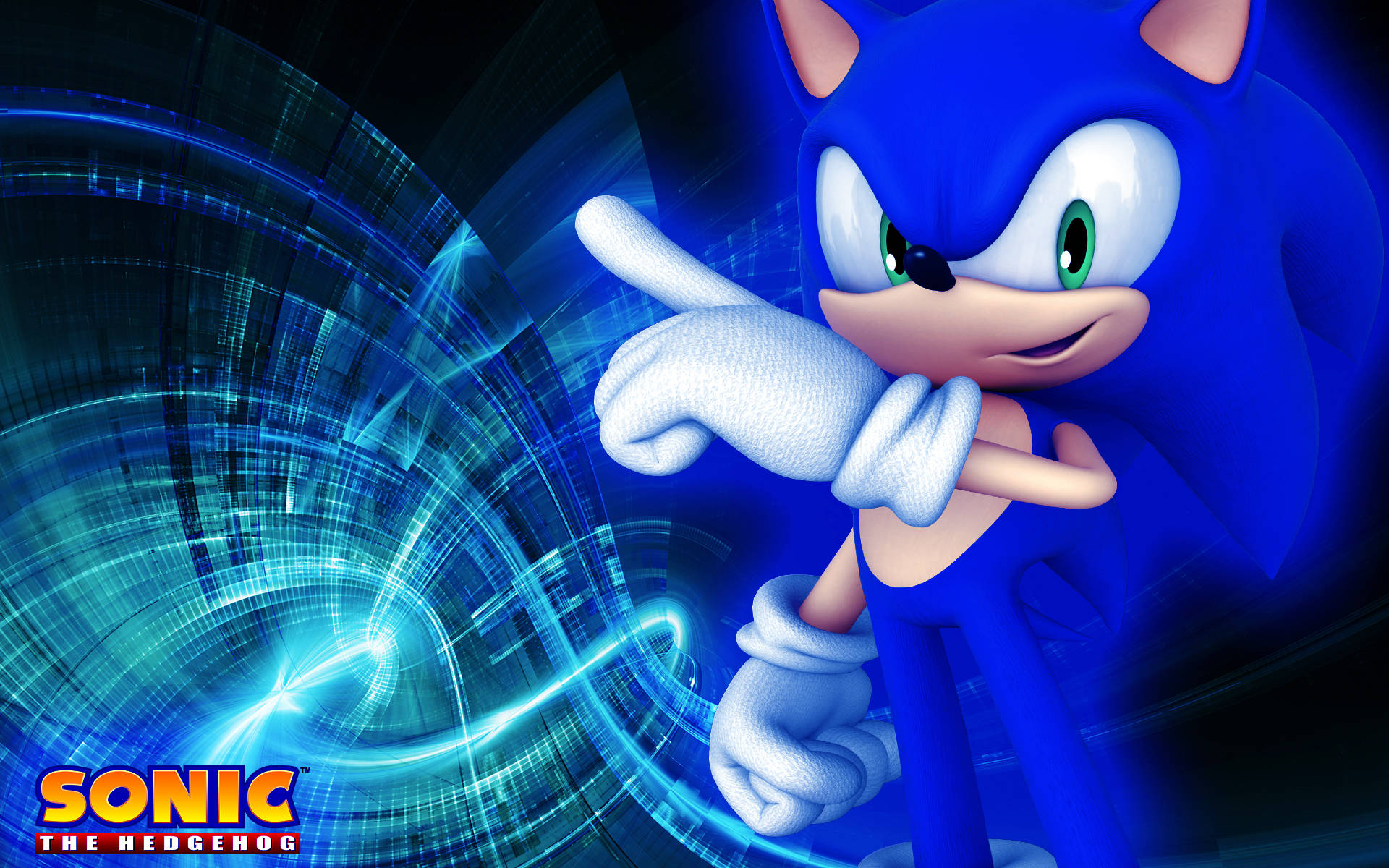 Image  Cool Sonic, the Superfast Hedgehog Wallpaper