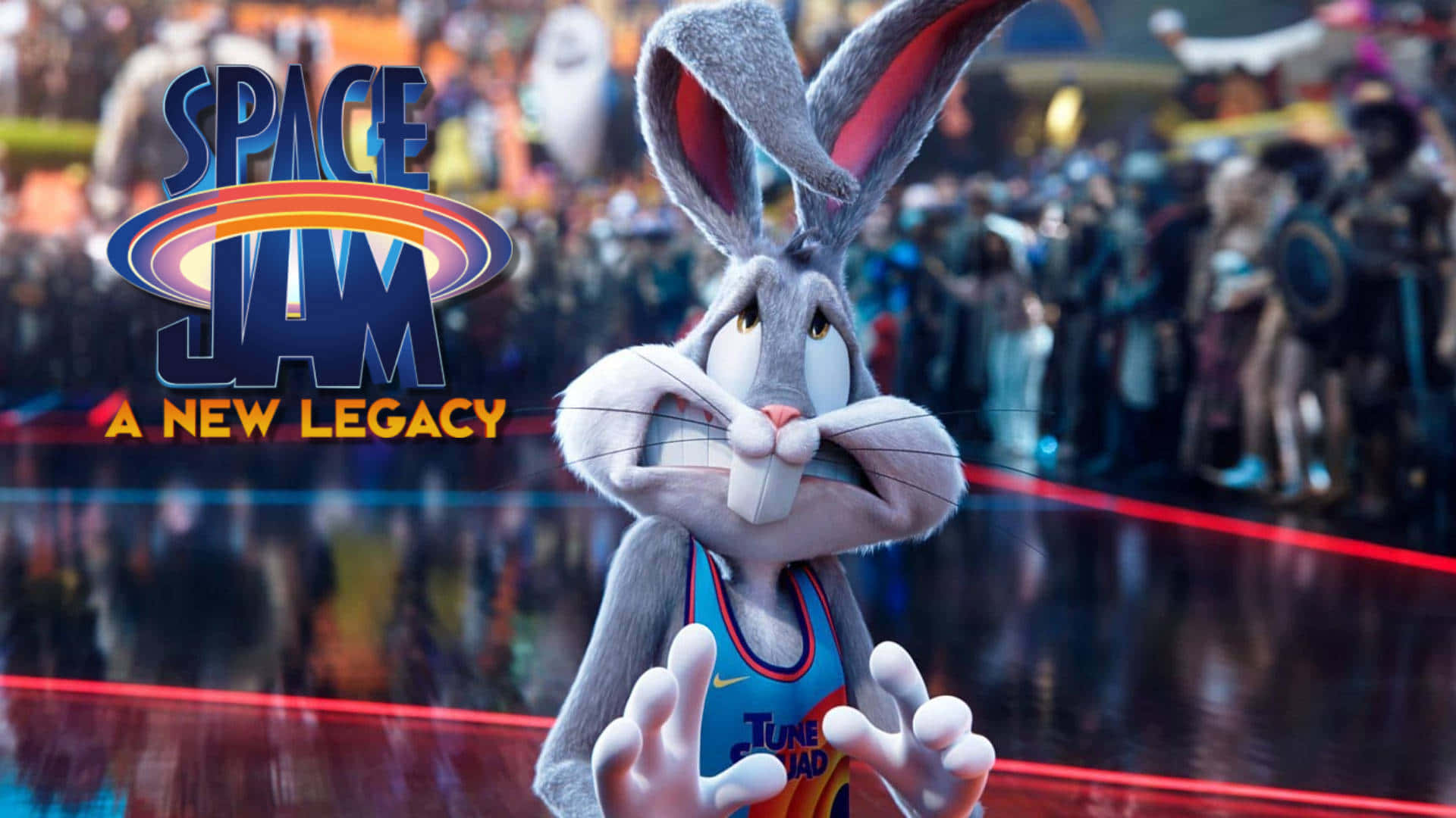 Bugs Bunny Cool Space Jam A New Legacy (in Swedish) Wallpaper