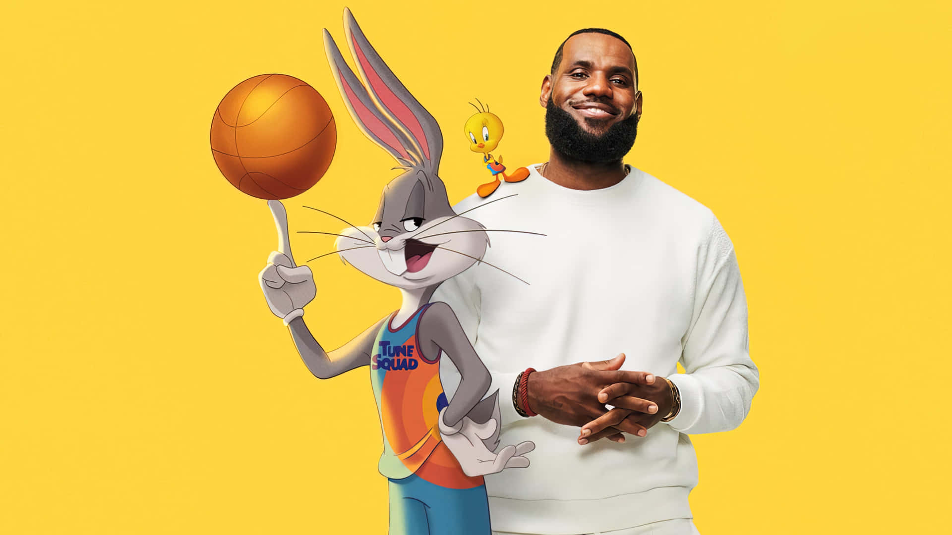Bugs Bunny And Lebron James Cool Space Jam Wallpaper