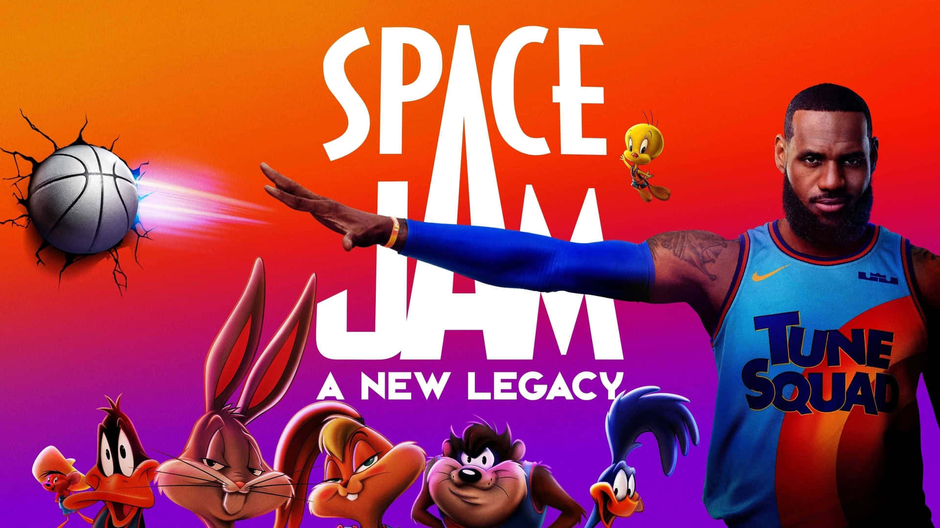 ¡úneteal Increíble Space Jam Espacial! Fondo de pantalla
