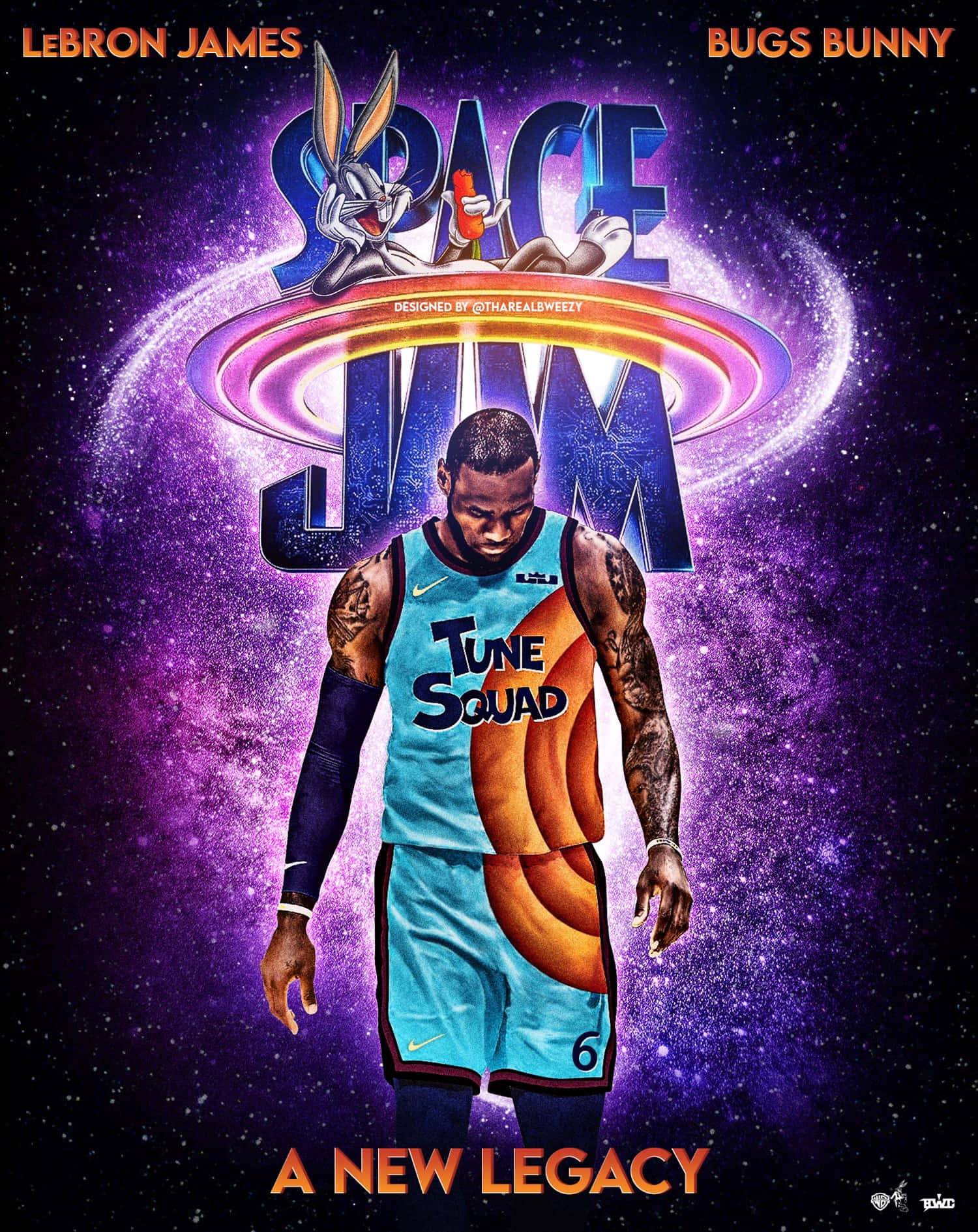 Cool Space Jam A New Legacy Poster Wallpaper