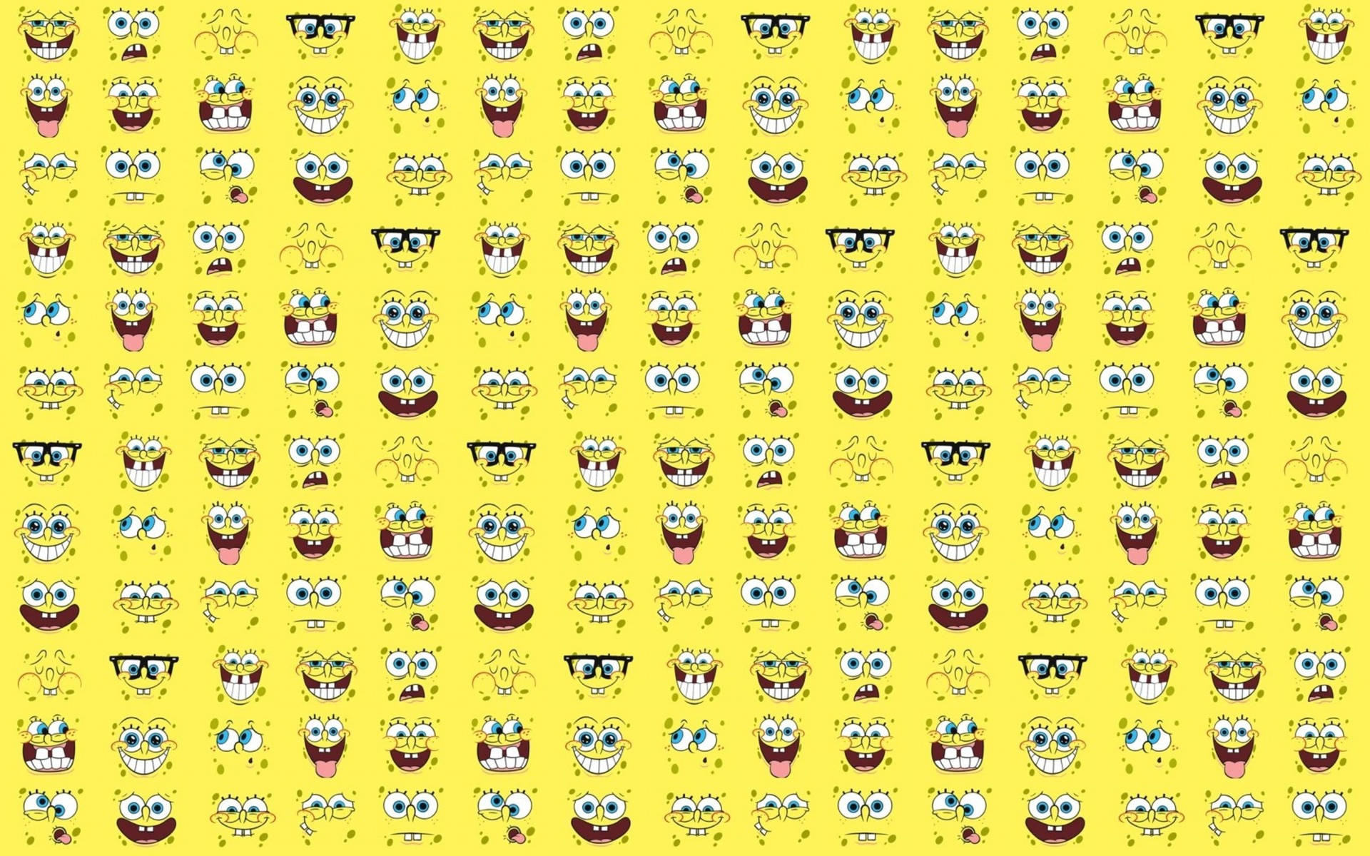 Føl dig kølig med Spongebob Squarepants' funky mønster. Wallpaper