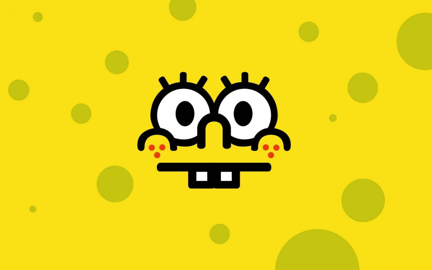 Sjov Spongebob, der slapper af i Krusty Kraben. Wallpaper