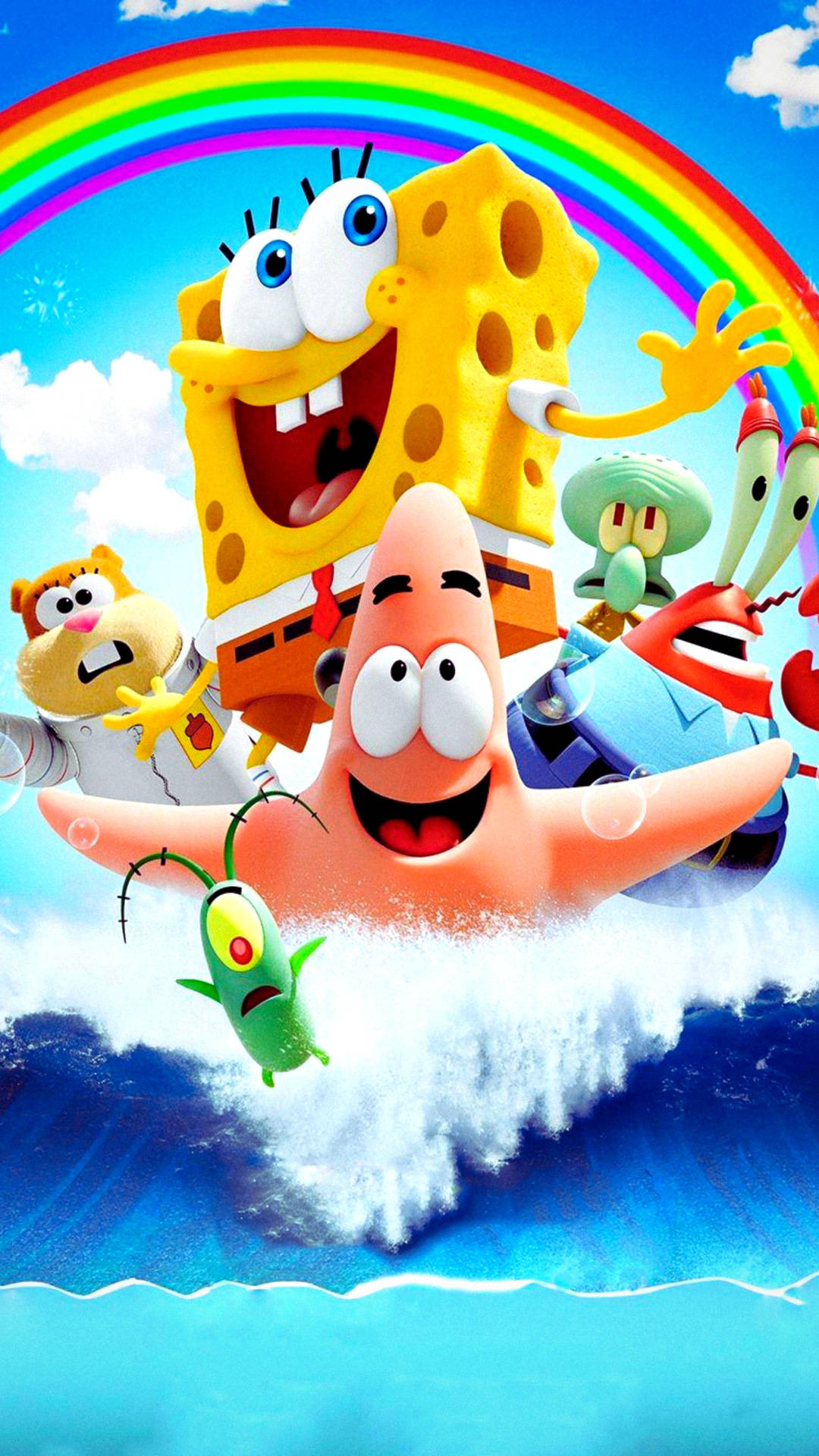 Cool Spongebob Cartoon Characters Background