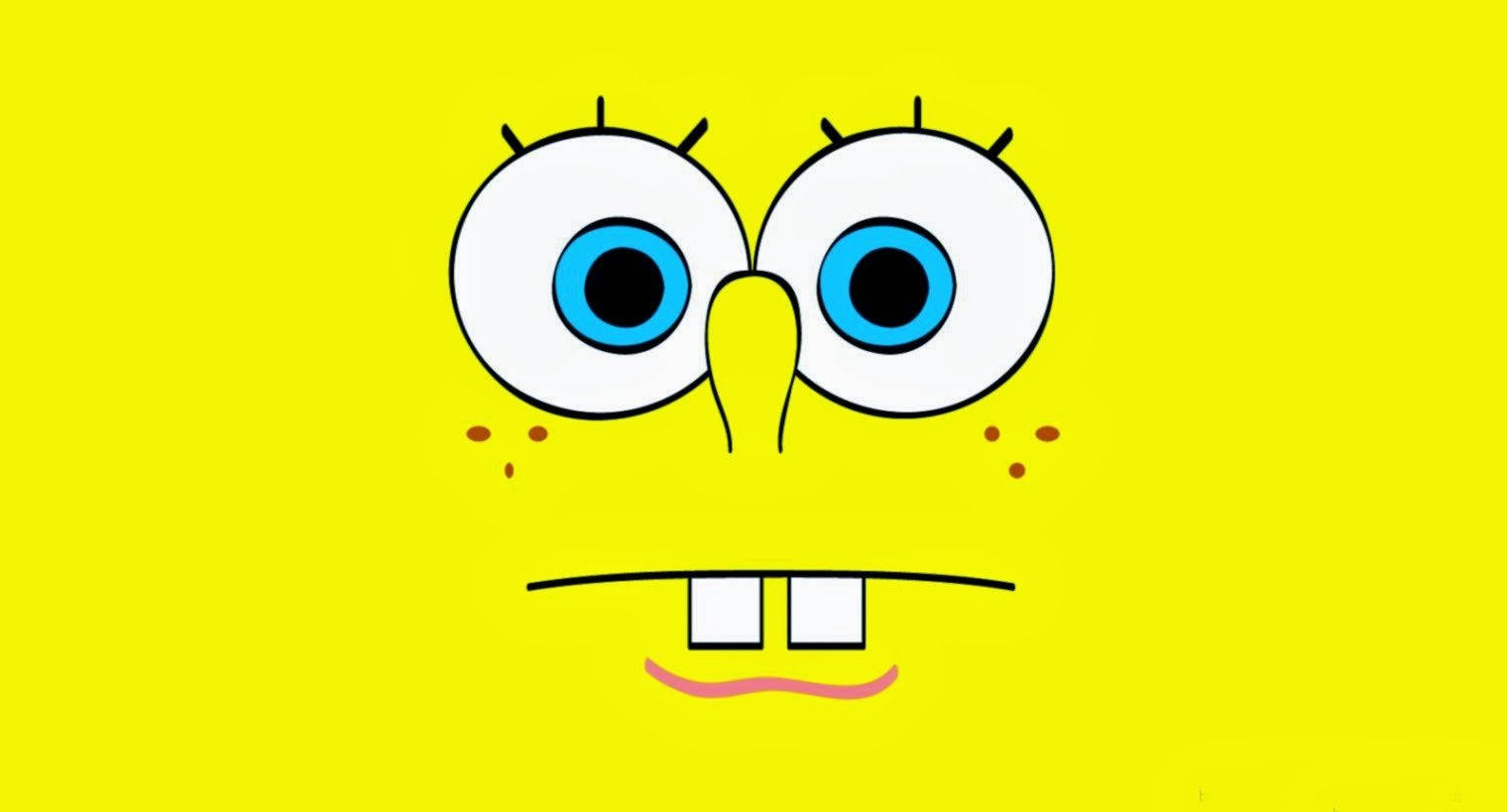 Spongebob ser sej ud i sine solbriller tapet Wallpaper