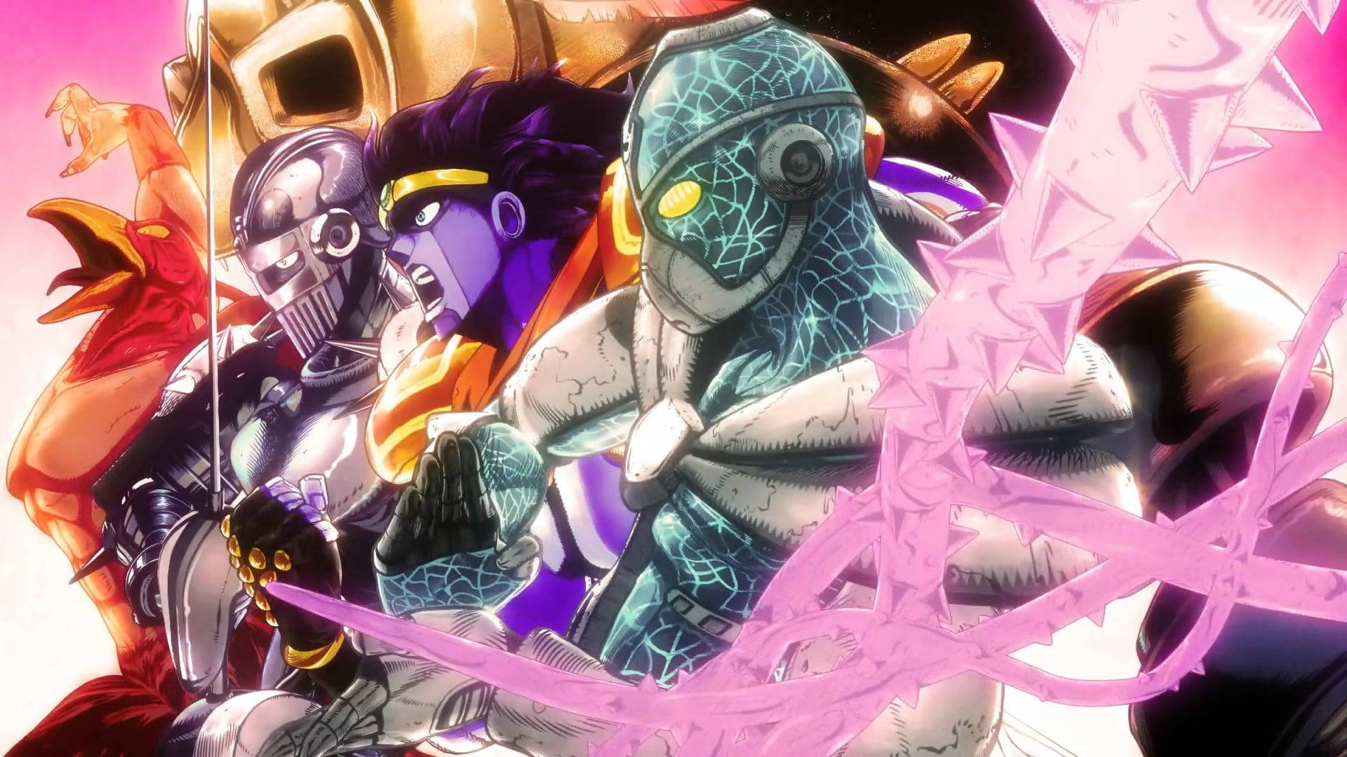 Uncover the secrets of the universe with Jojo's Stands. Wallpaper