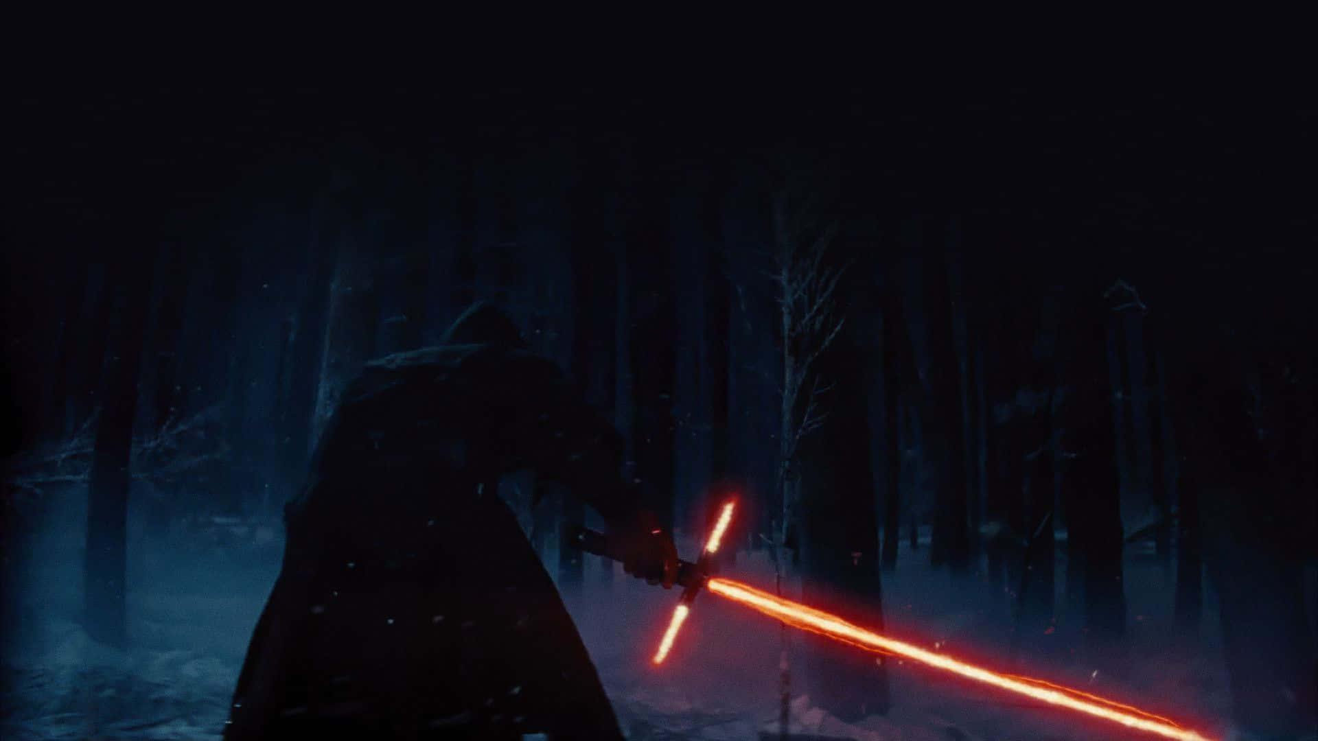Stunning Star Wars Scene with Iconic Characters