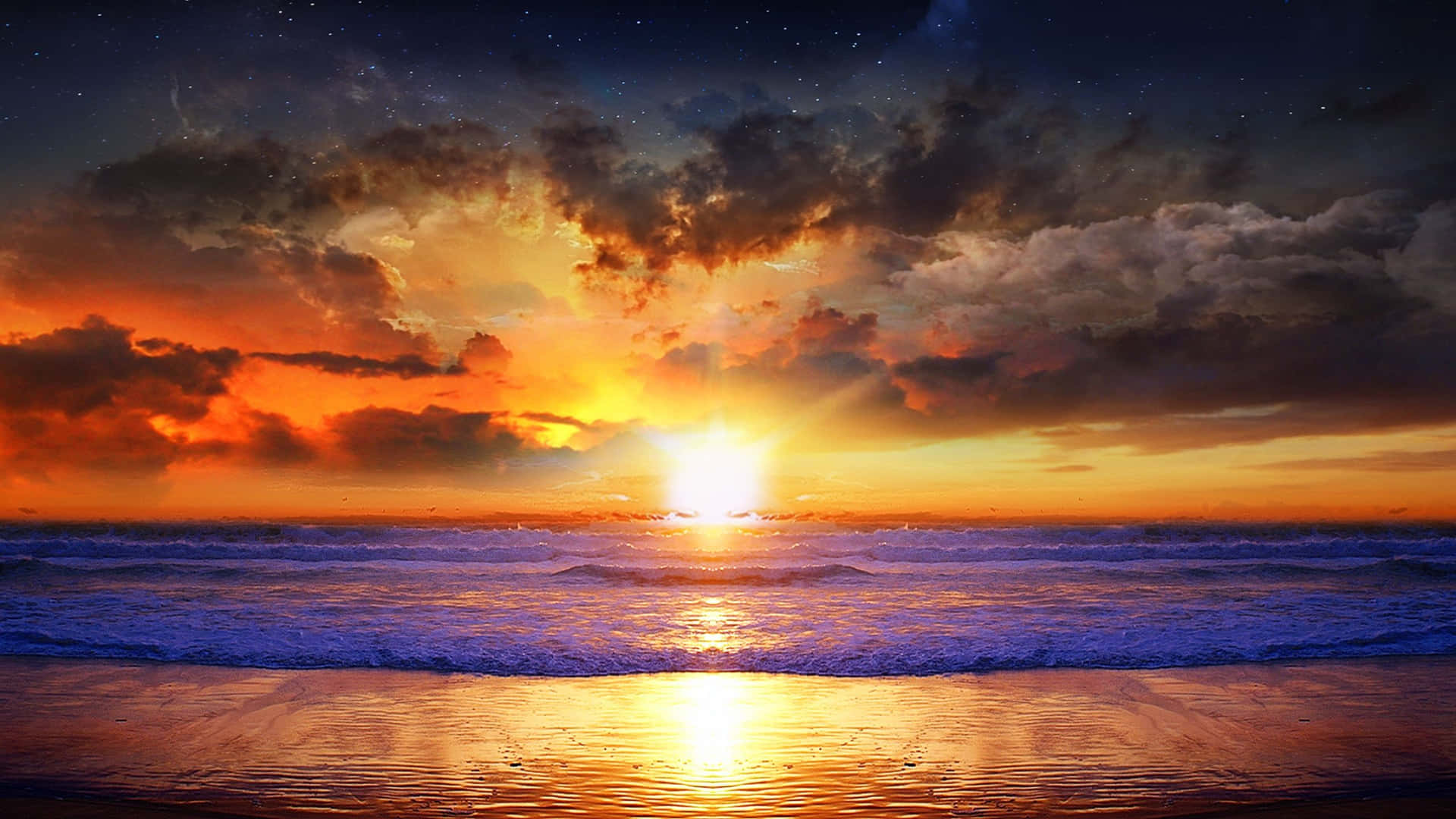 Sun Rise 2560 X 1440 Wallpaper