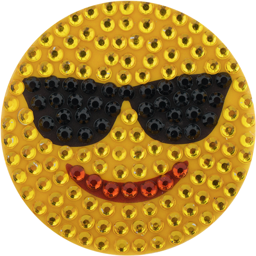 Cool Sunglasses Emoji Artwork PNG