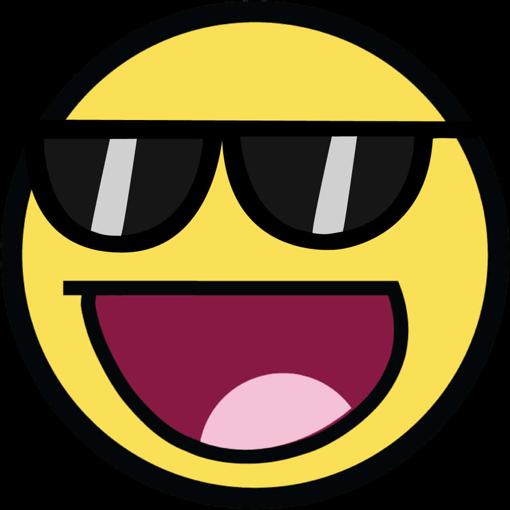 Cool Sunglasses Emoji PNG