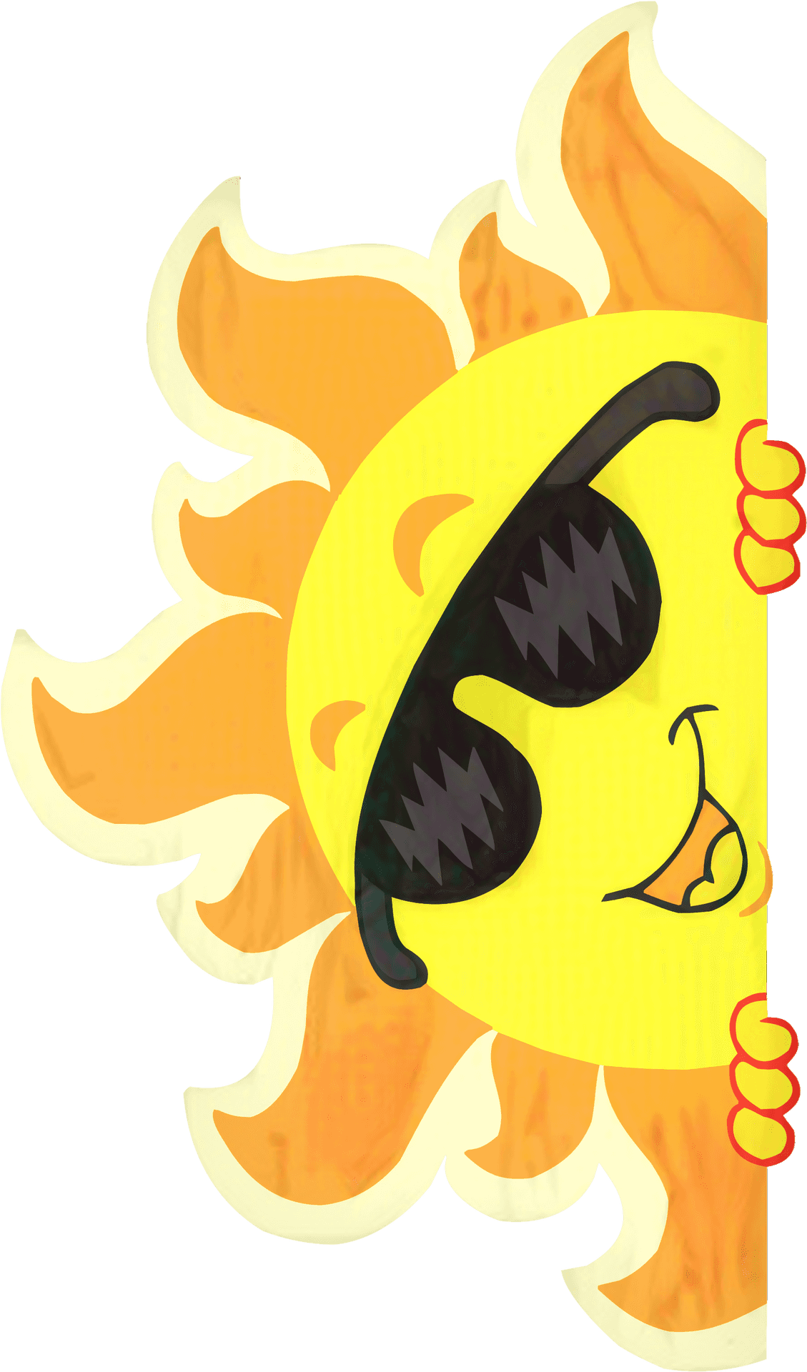 Cool Sunglasses Sun Clipart PNG