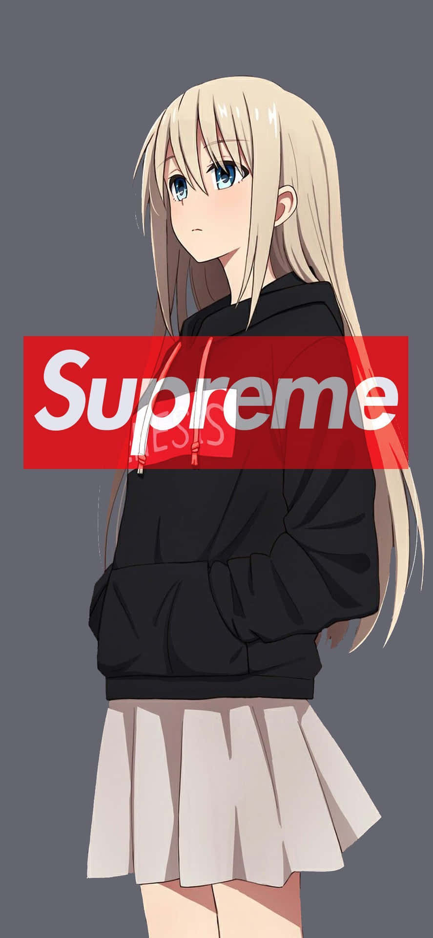 Cool Supreme Anime brings the ultimate fashion and style statement Wallpaper