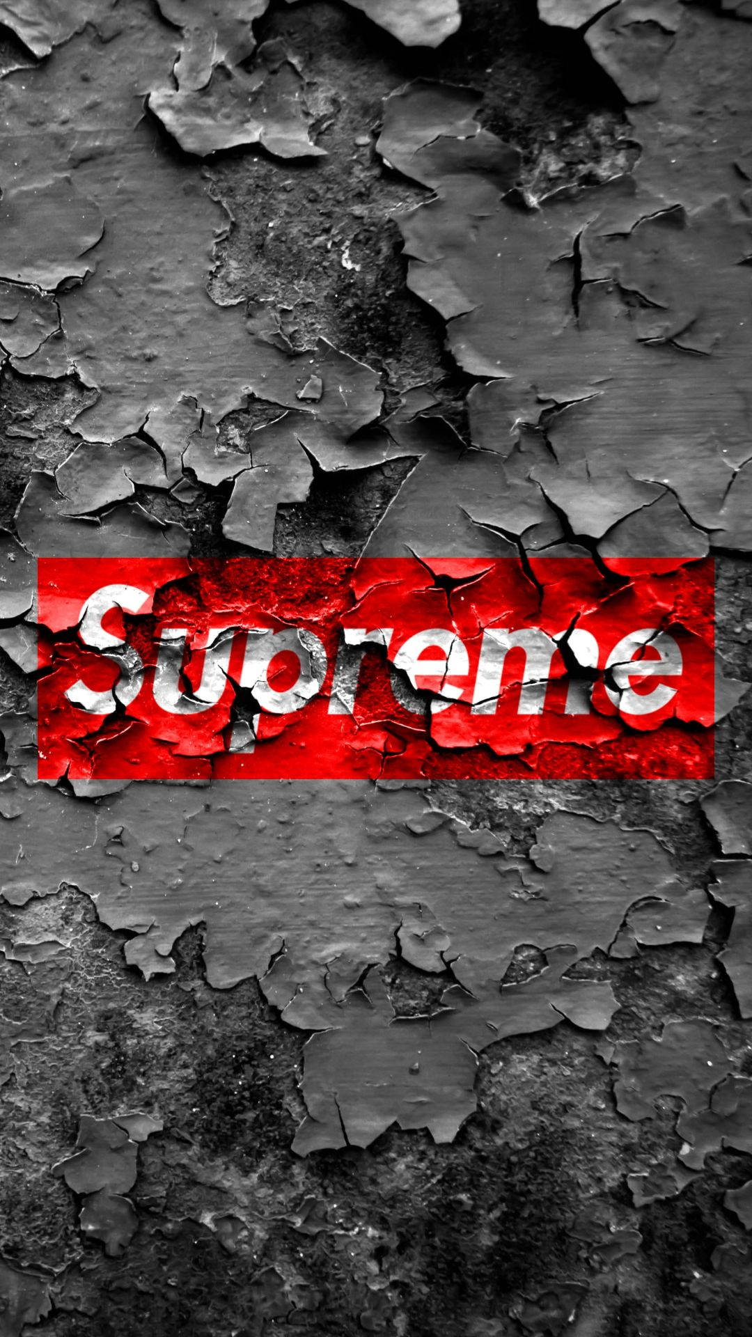 Cool Supreme Chipped Paint Wallpaper