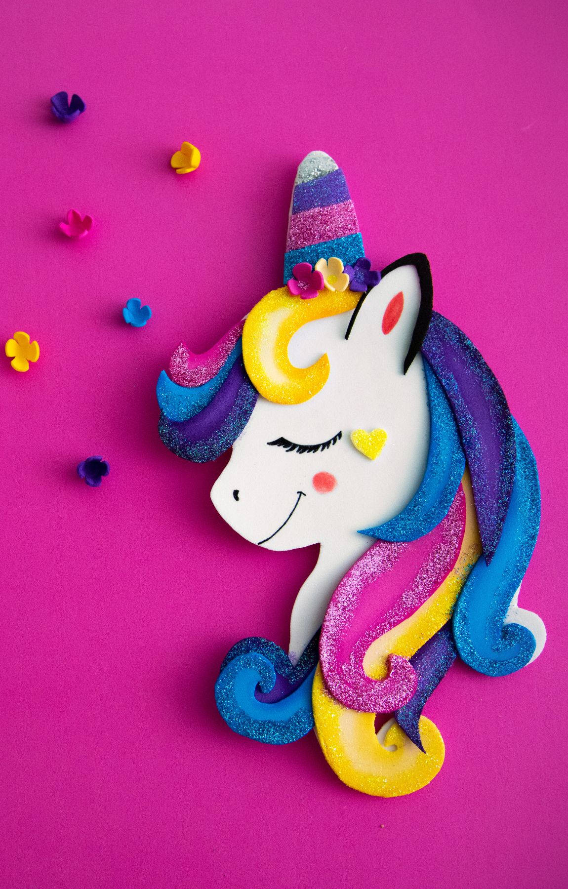 Showcasing the one-of-a-kind beauty of a Cool Unicorn Wallpaper