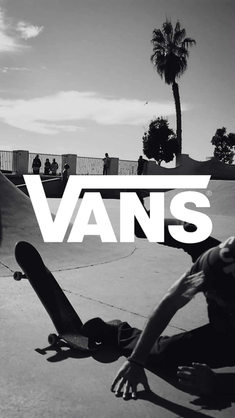 Image   Cool Vans Logo with classic checkerboard pattern Wallpaper