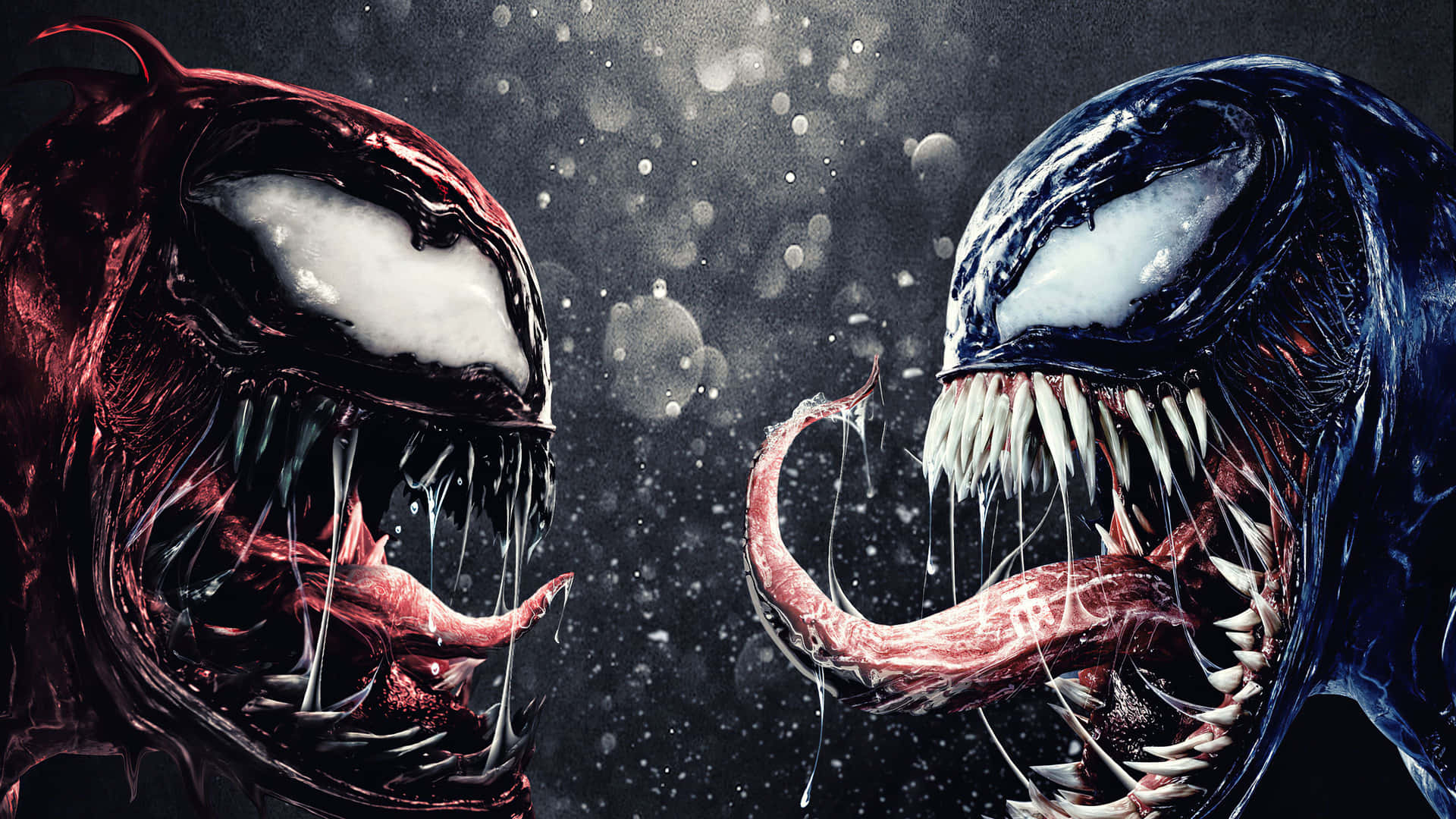 Einepischer Showdown Zwischen Dem Coolen Venom Und Carnage Wallpaper