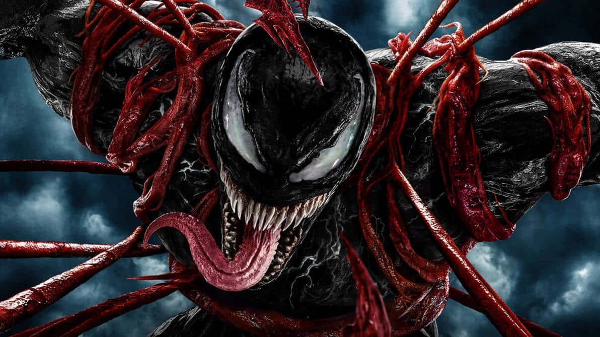 Ultimate Showdown: Venom mod Carnage er billedet Wallpaper