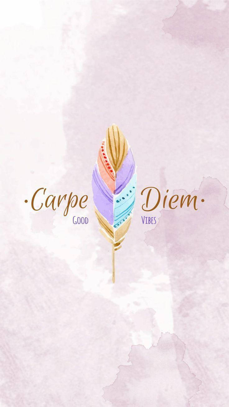 Carpe Diem Logo Design Wallpaper