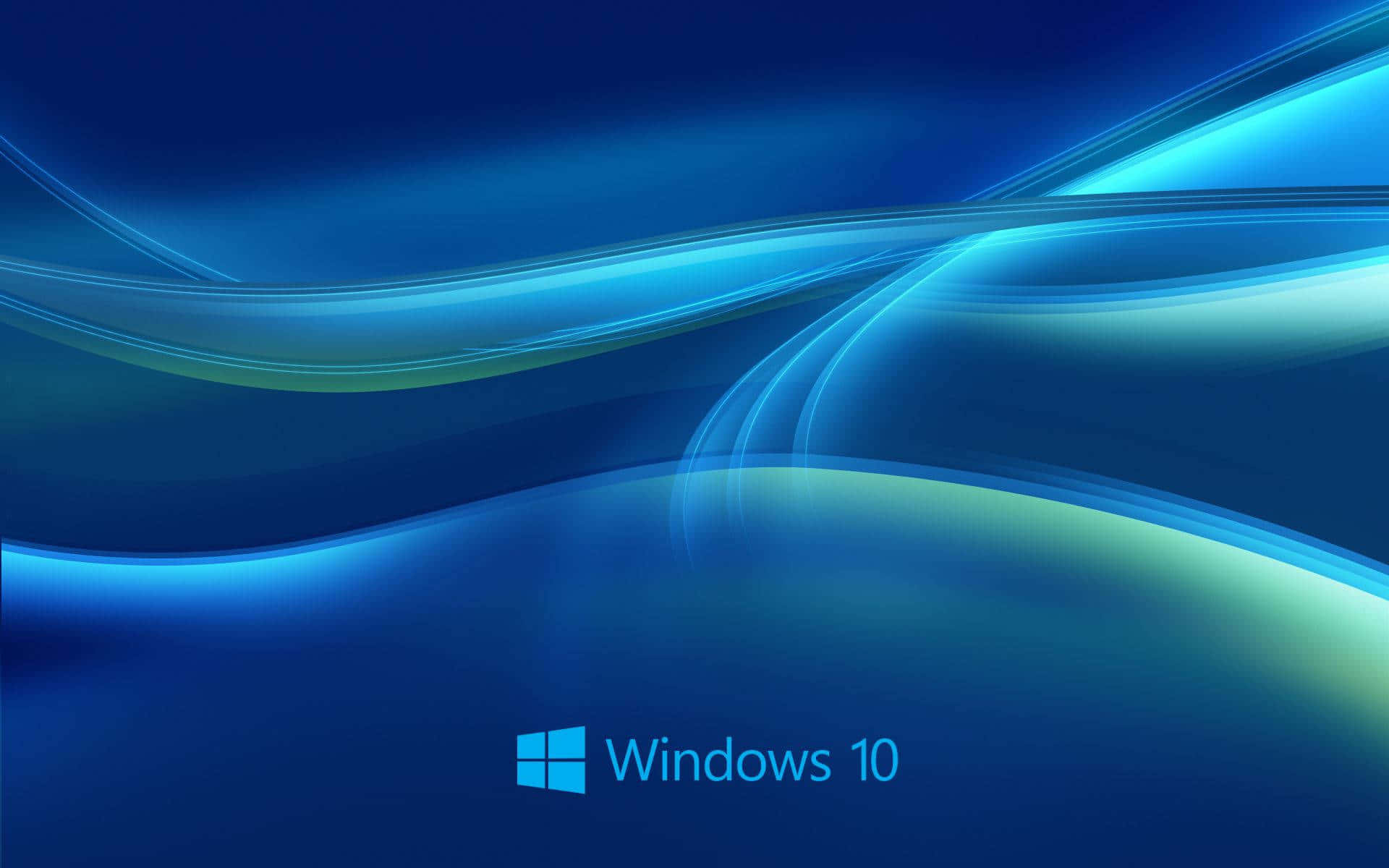 Einecoole Blaue Farbwelt, Die Das Desktop-hintergrundbild Von Microsoft Windows Zeigt. Wallpaper
