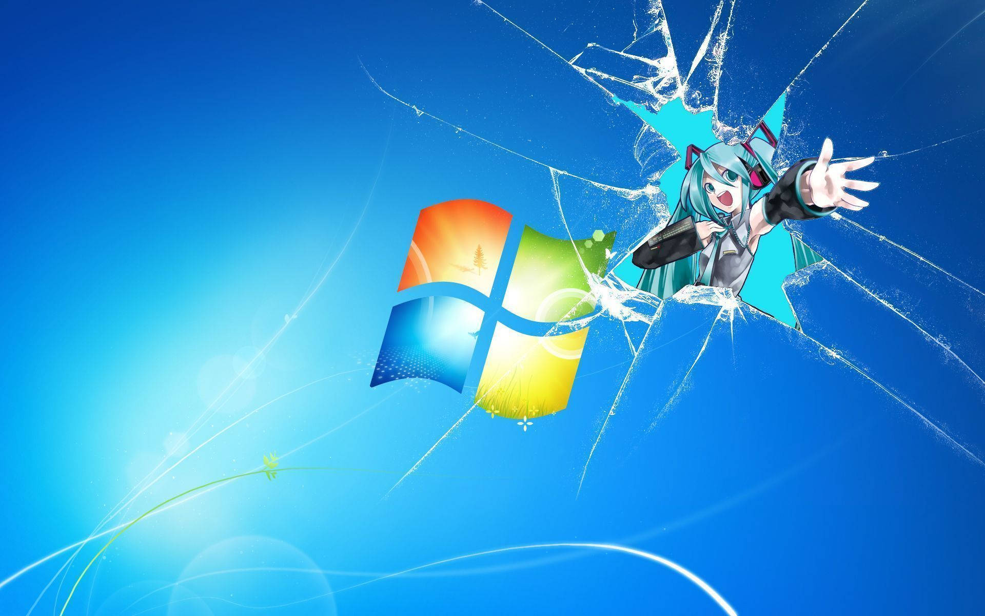 Cool Windows Hatsune Miku Background