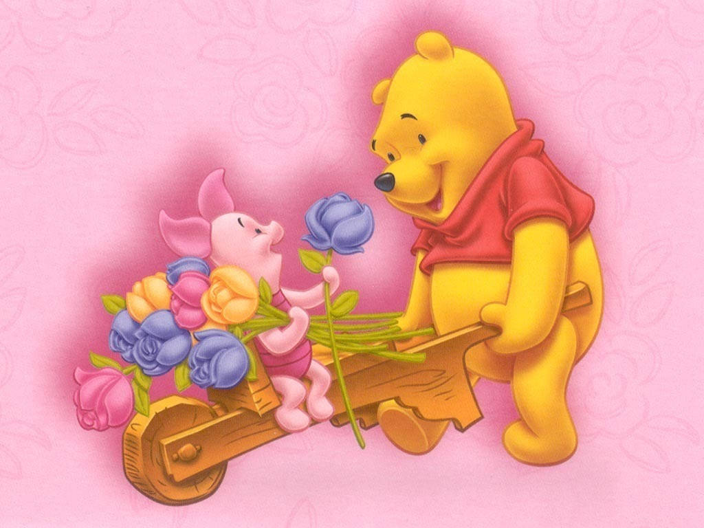 Cool Winnie The Pooh Iphone Display Background