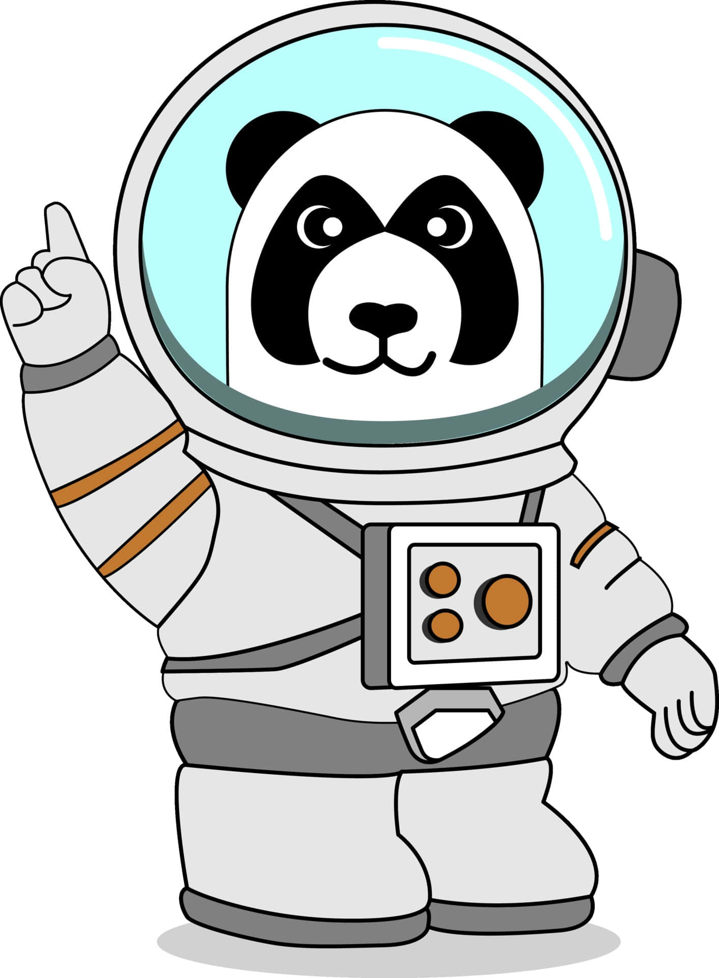 Imagende Perfil Genial De Xbox Con Un Panda Astronauta
