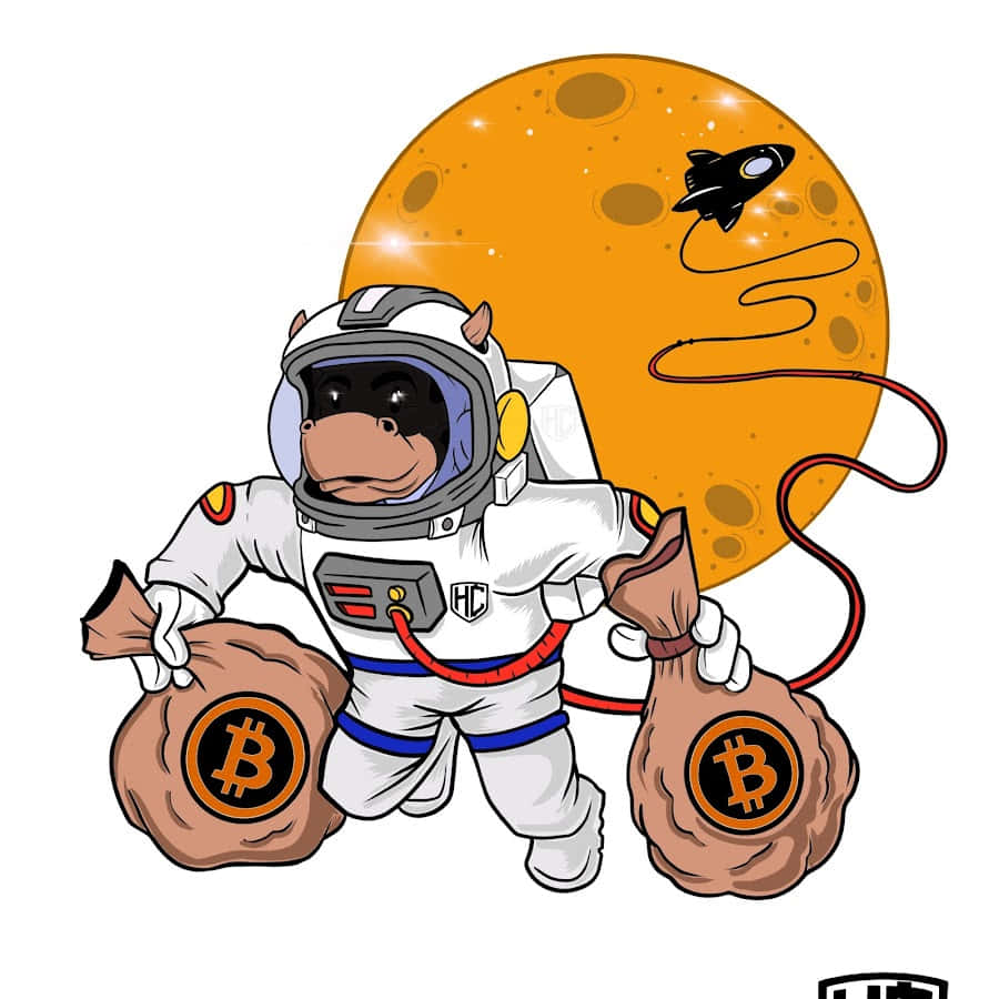 Bitcoin Cow Astronaut Cool Xbox Profile Picture