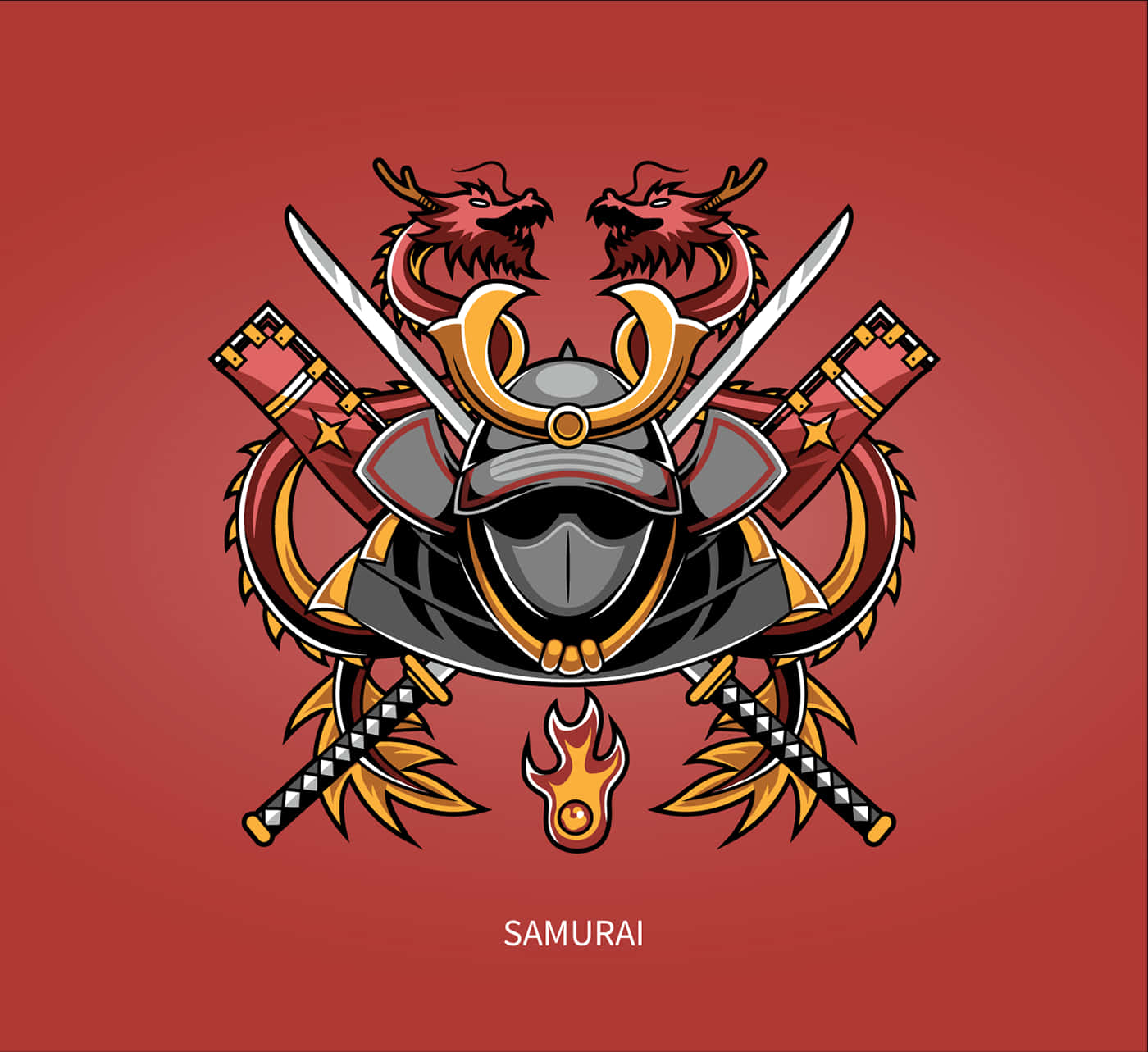 Samurai Dragon Cool Xbox Profile Picture
