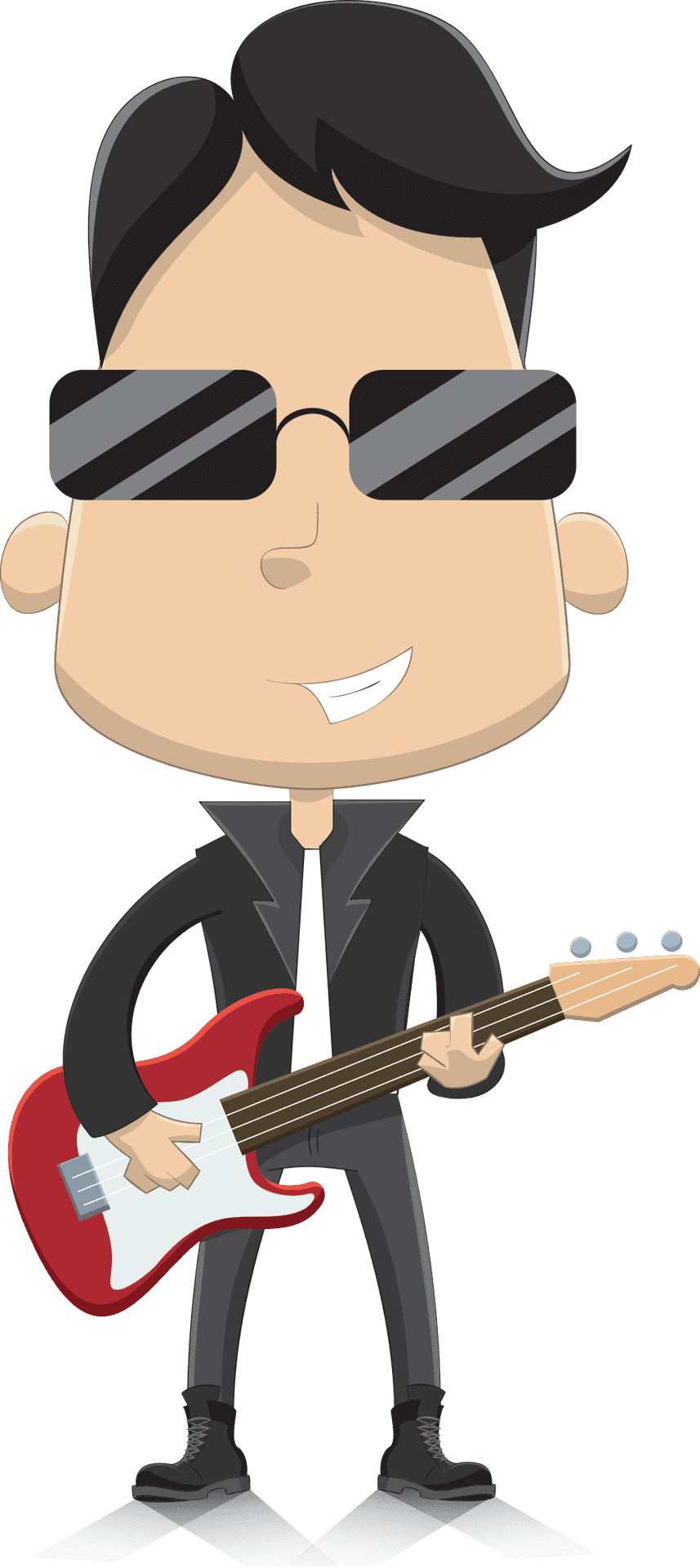 Cool_ Animated_ Guitarist PNG