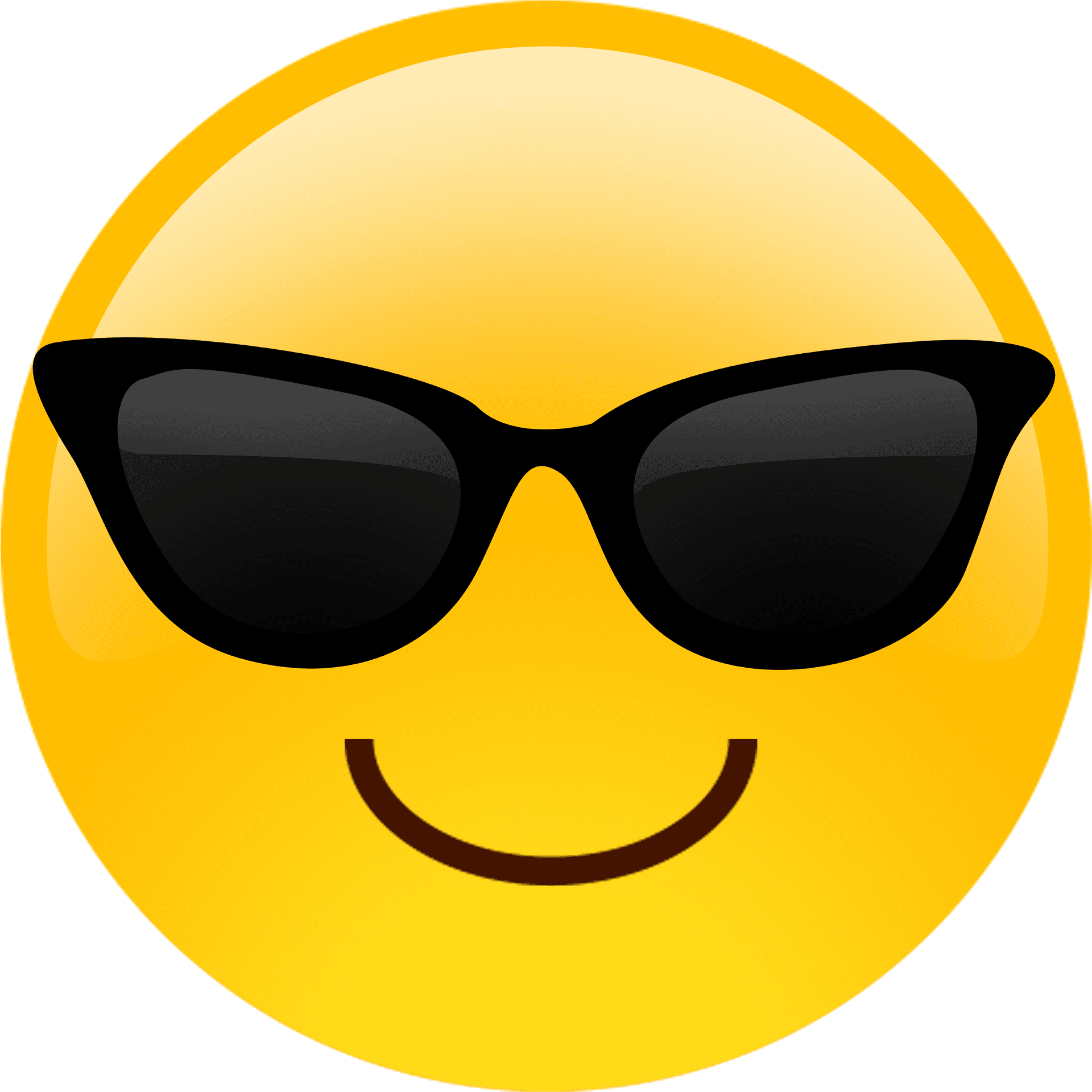 Download Cool Smiling Emojiwith Sunglassespng 8508