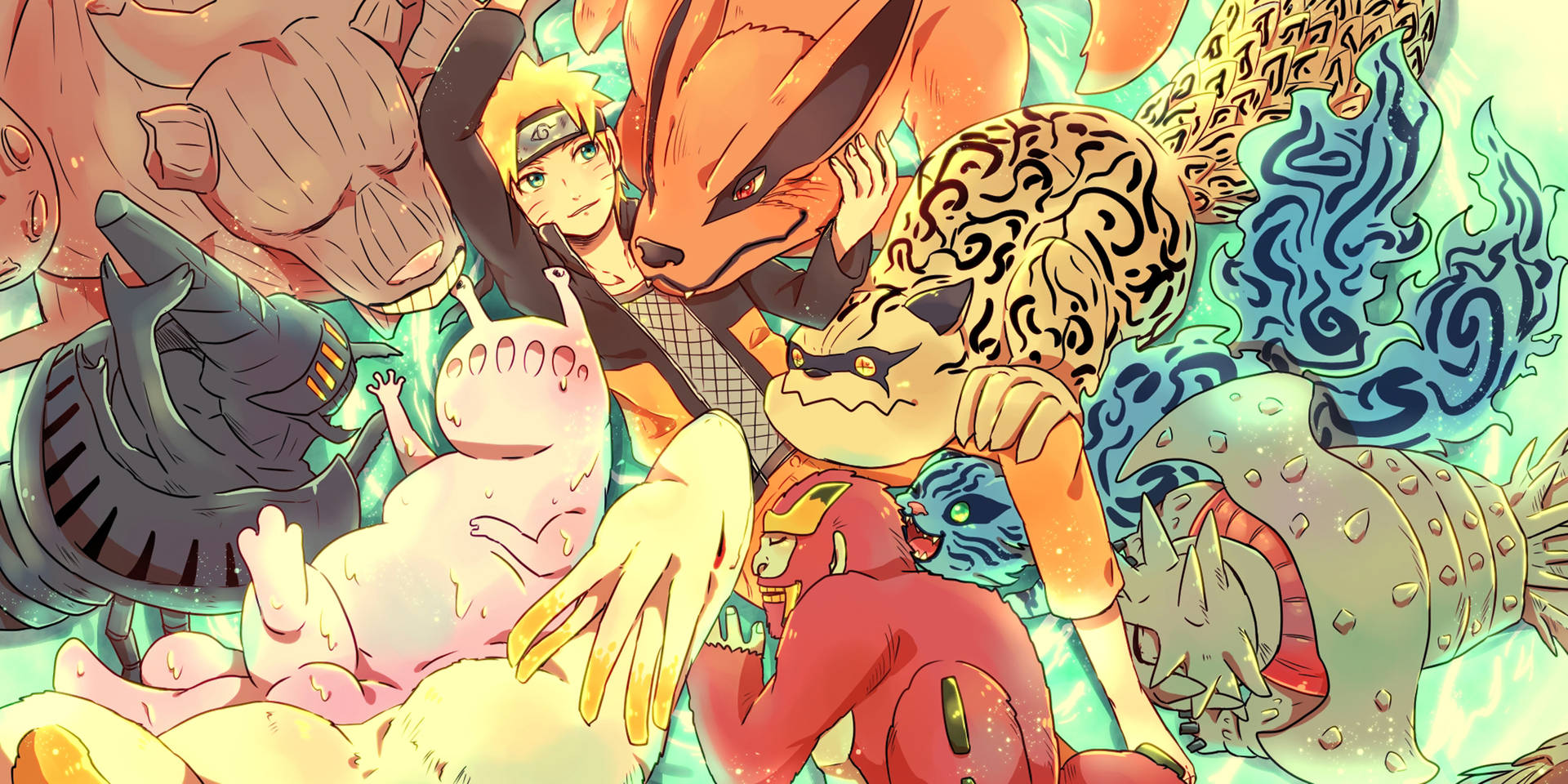 Coolest Naruto And Ethereal Beast Wallpaper