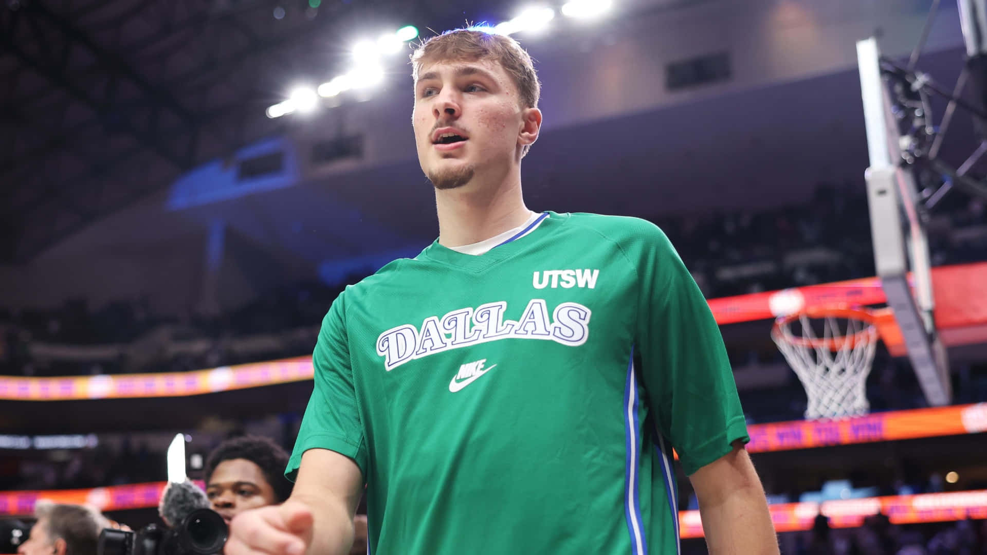 Cooper Flagg Basketball Star Wallpaper