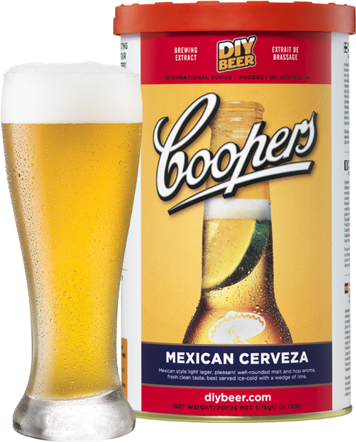 Coopers Mexican Cerveza Beer Kit PNG
