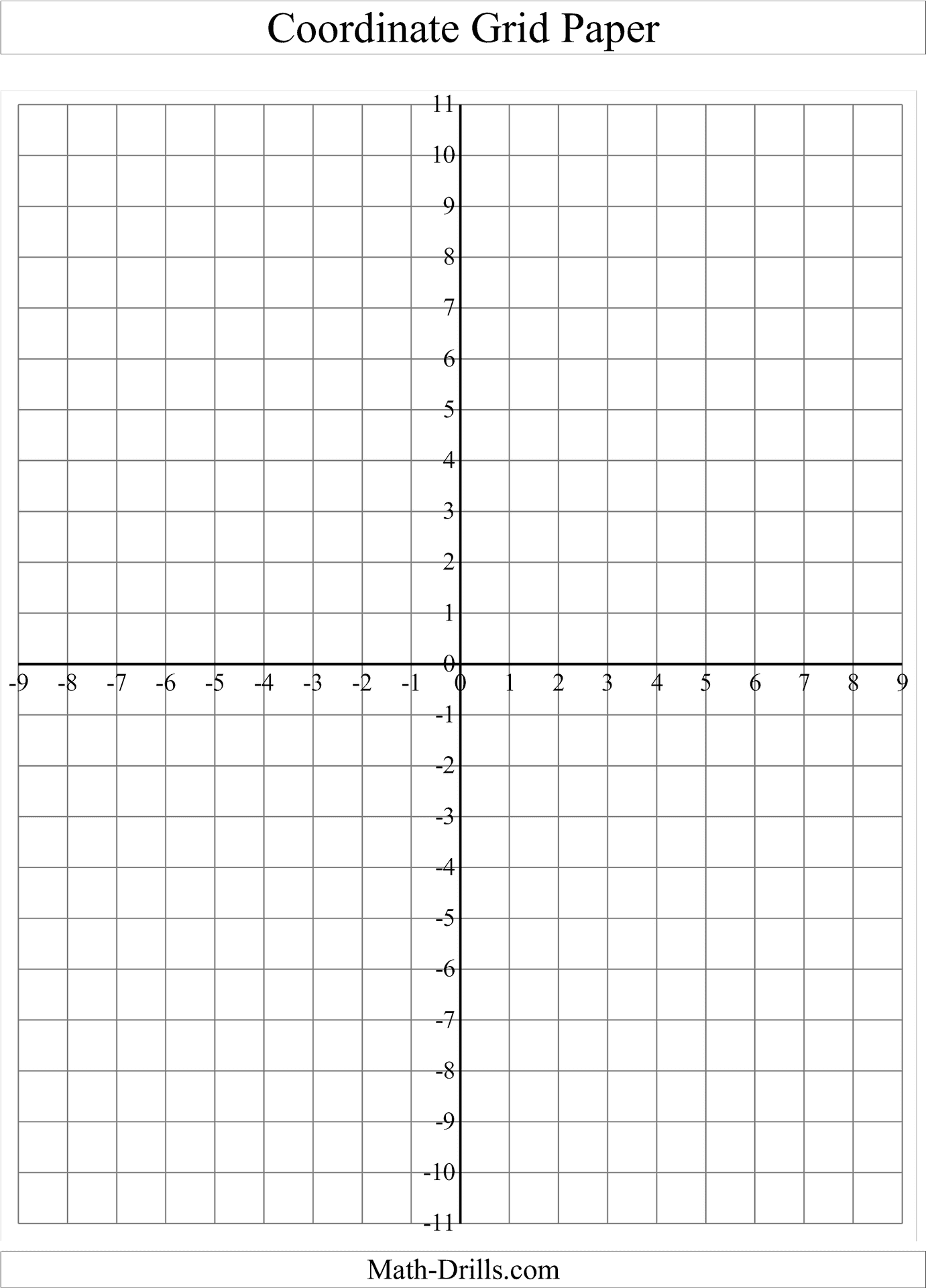 Coordinate Grid Graph Paper PNG