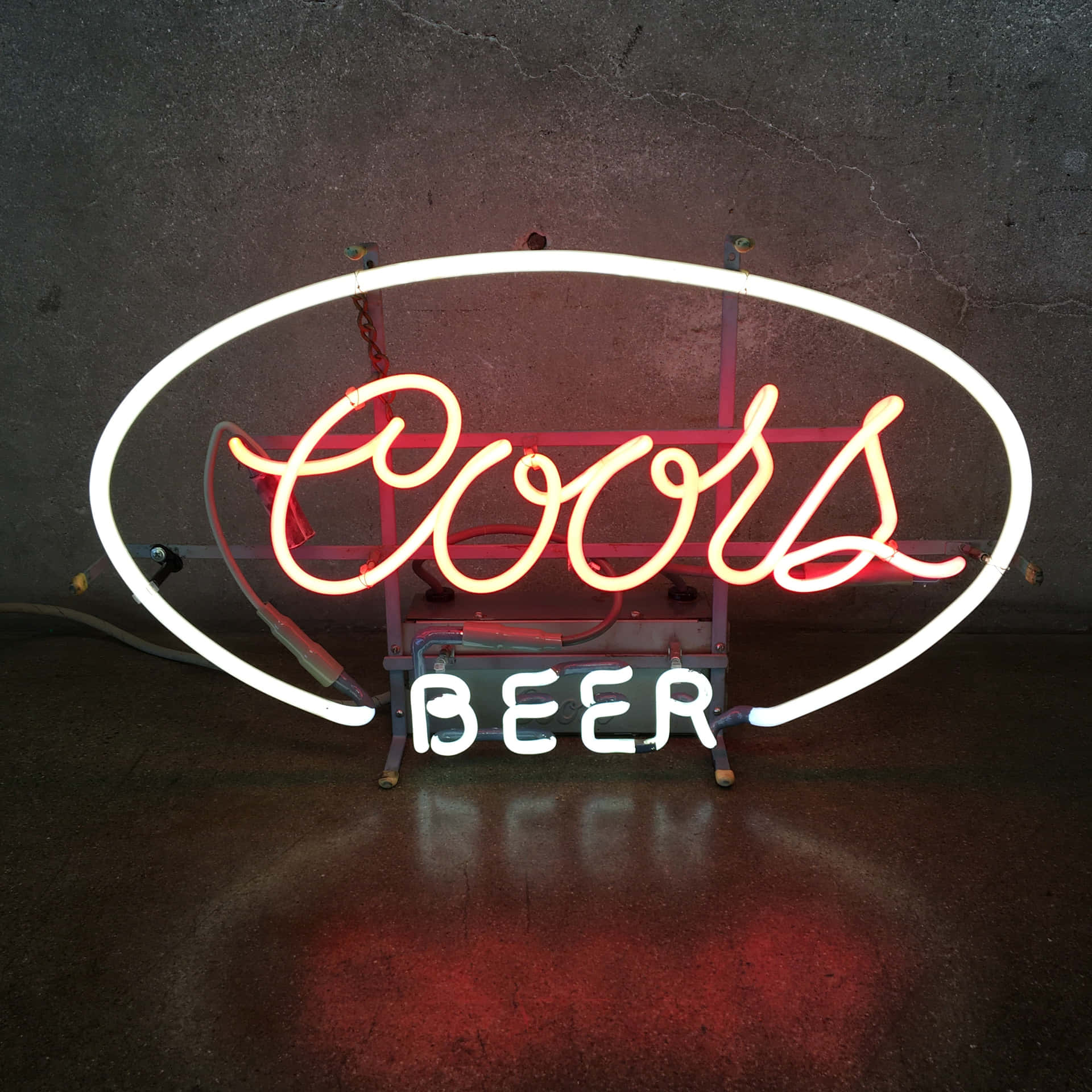 Coors Beer Neon Sign Wallpaper