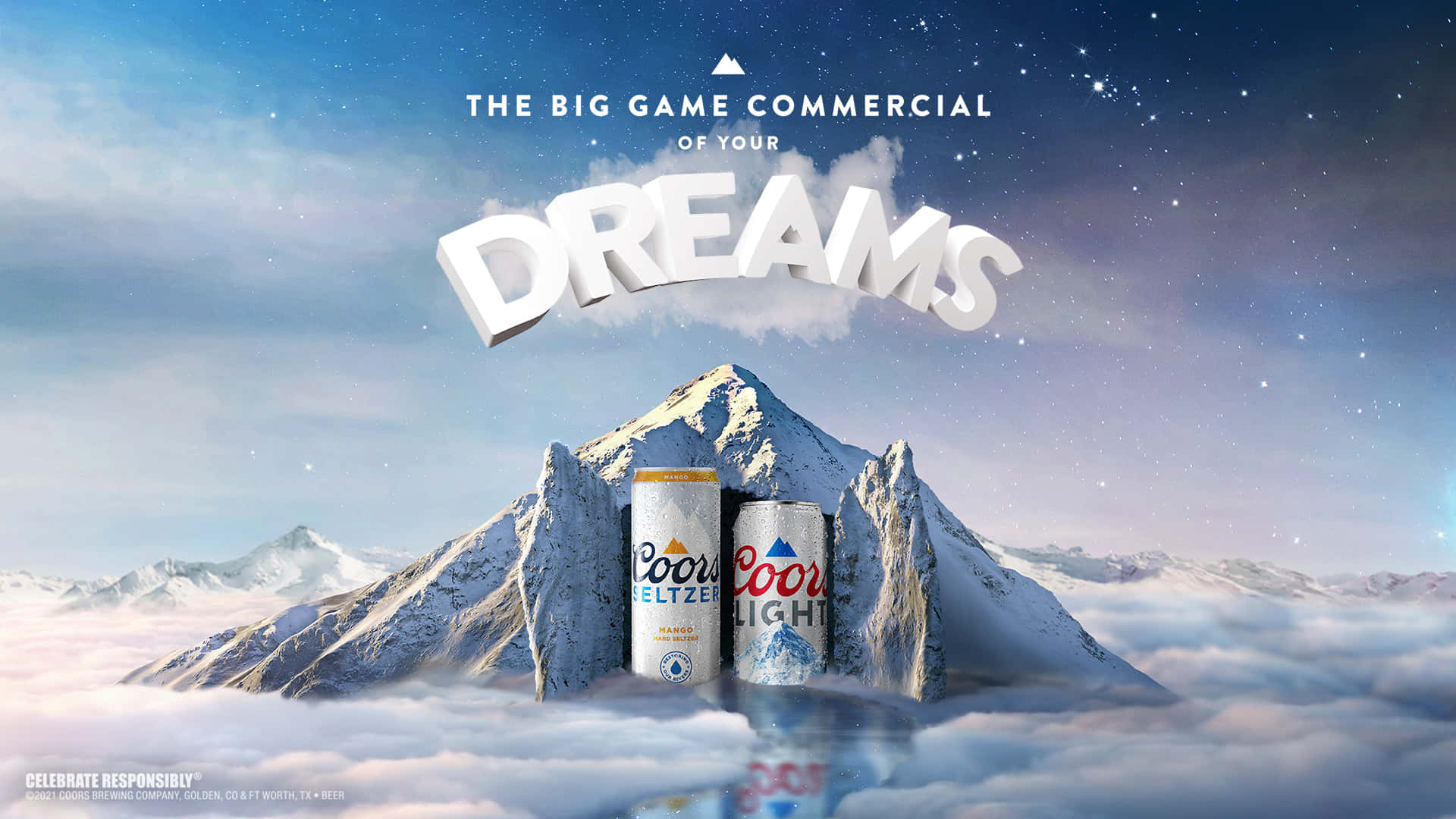 Coors Light Dreams Commercial Photo Wallpaper